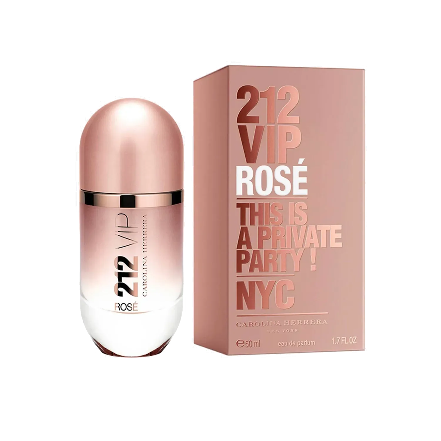 Buy Carolina Herrera 212 VIP Rose Eau De Parfum 50ml Online in