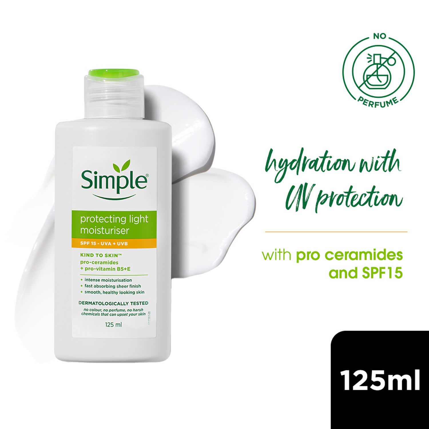 Simple | Simple Kind To Skin Protecting Light Moisturiser with SPF 15 Protects and Hydrates (125 ml)
