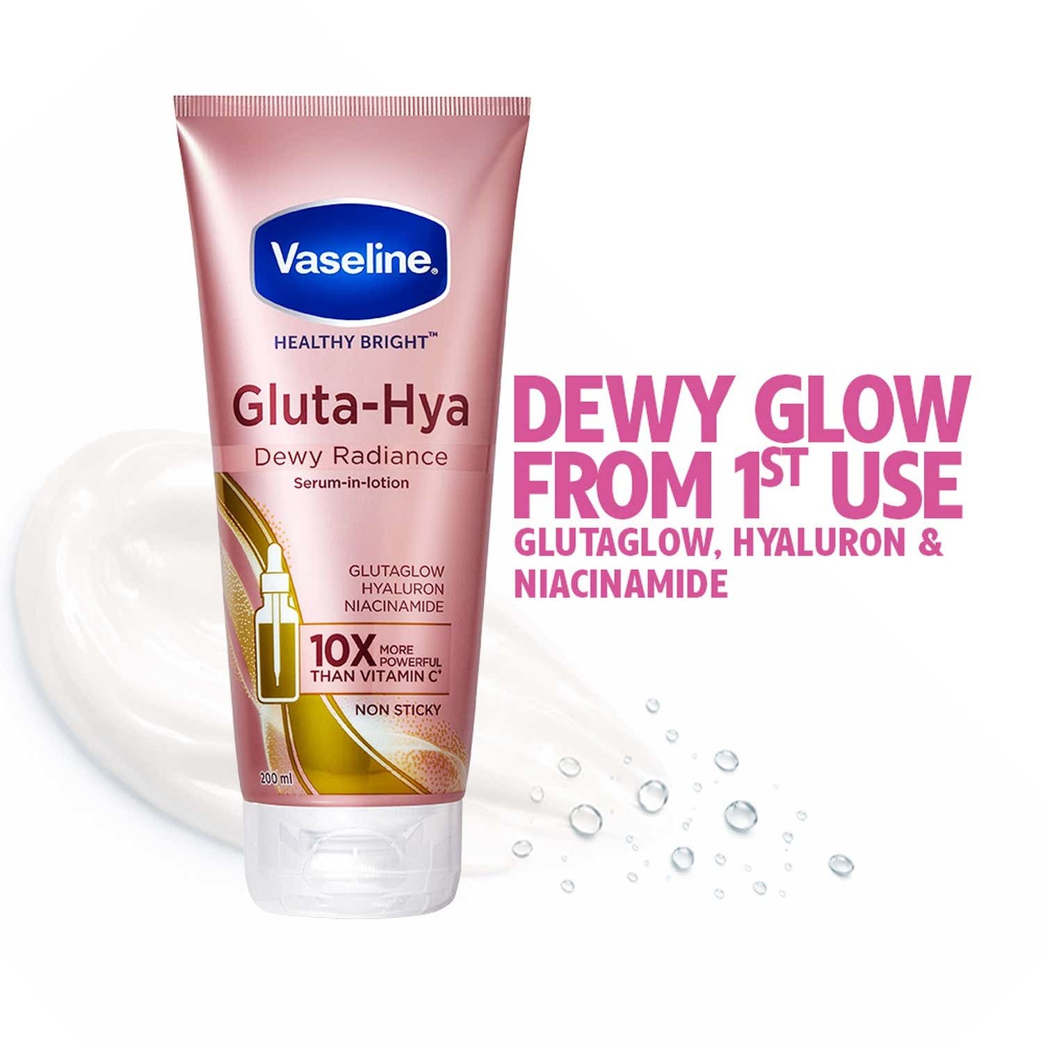 Vaseline | Vaseline Gluta Hya Dewy Radiance Serum-In-Lotion (200ml)
