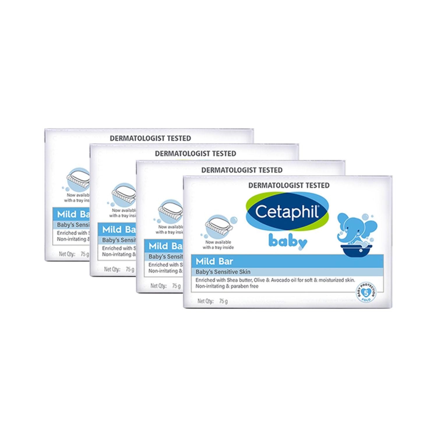Cetaphil | Cetaphil Baby Soap for Sensitive Skin - (Pack of 4)