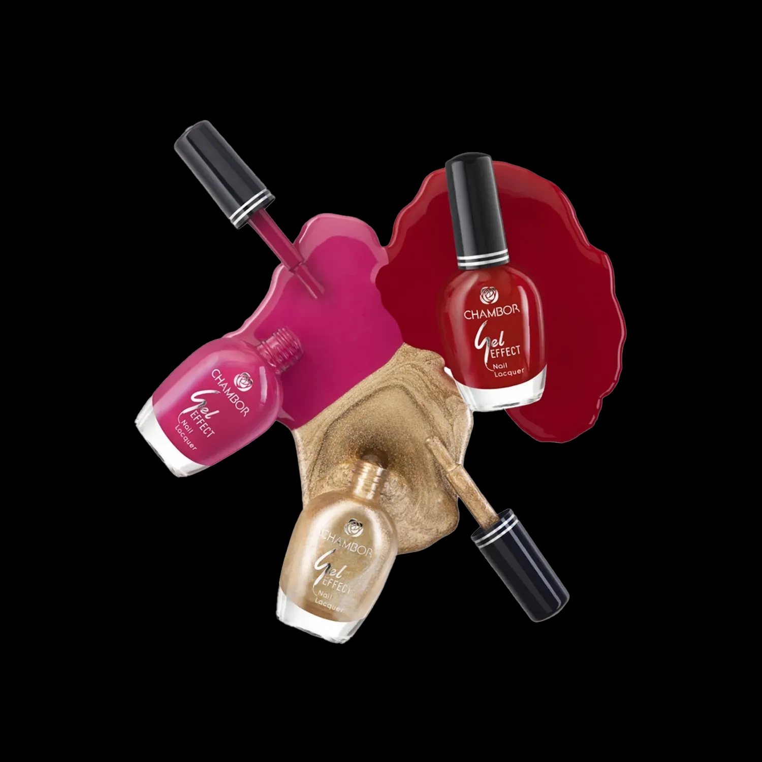 Buy Chambor Gel Effect Nail Lacquer Must Haves -# 0317 (3 X 10 ml) at  Rs.599 online | Beauty online