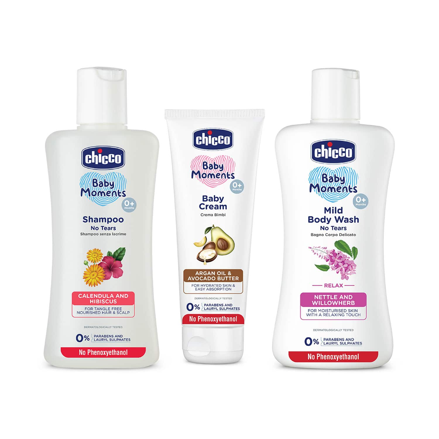 Chicco | Chicco BM shampoo 200 ml  + Chicco BM Baby Cream 100 ml + Chicco BM Mild Bodywash Relax 200 ml Combo