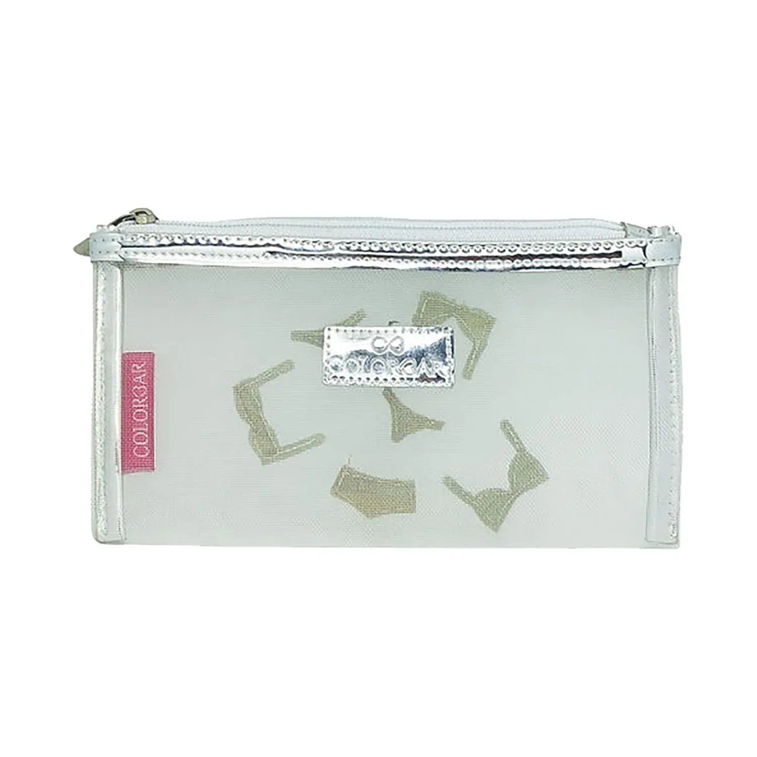 Colorbar Mesh Pouch - Clear