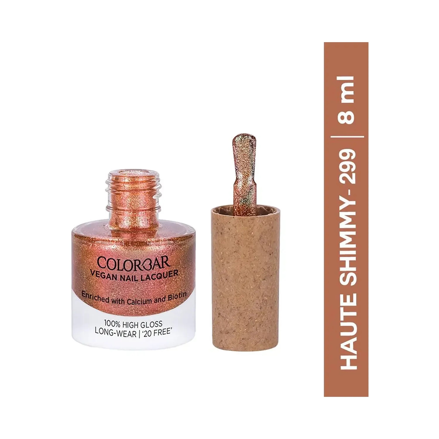 Colorbar | Colorbar Vegan Nail Lacquer - 299 Haute Shimmy (8ml)