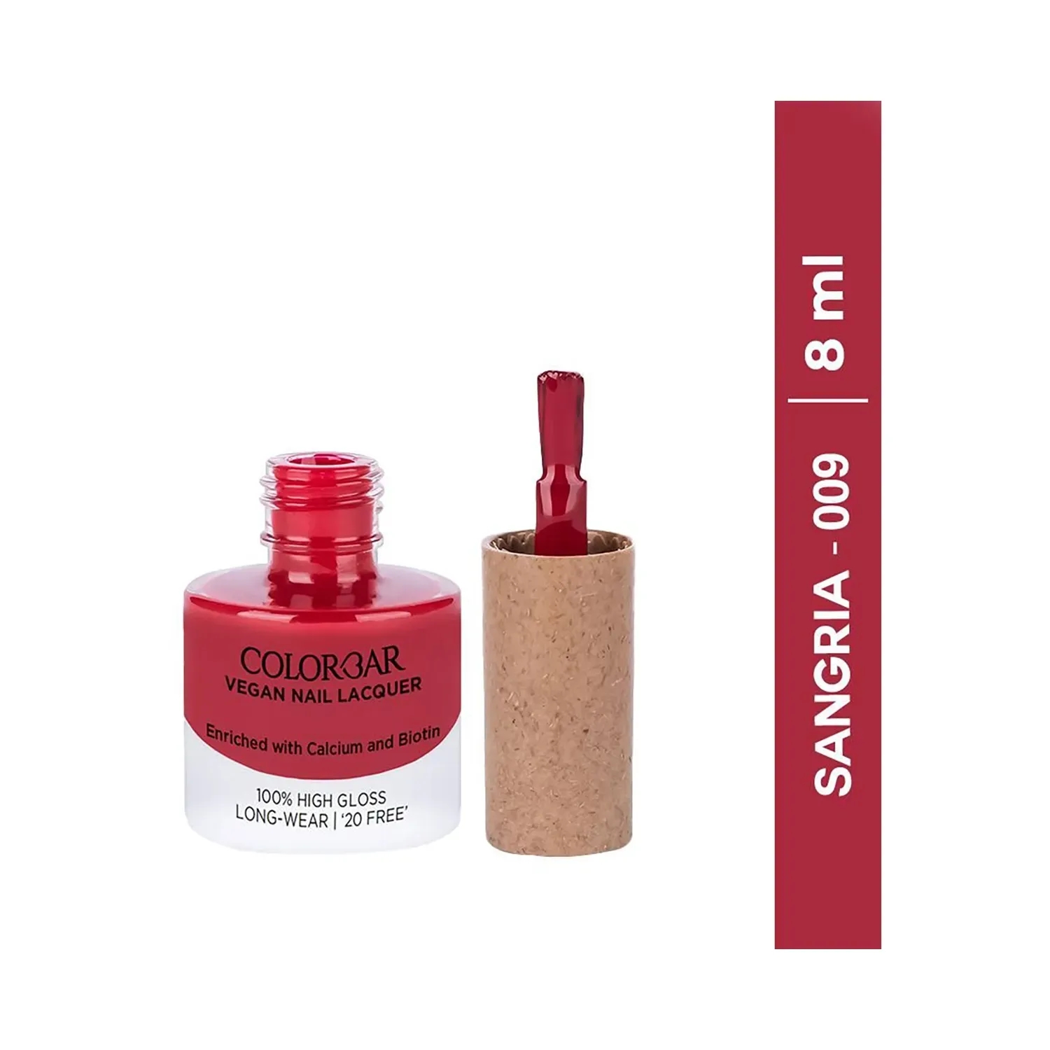 Colorbar | Colorbar Vegan Nail Lacquer - 009 Sangria (8ml)