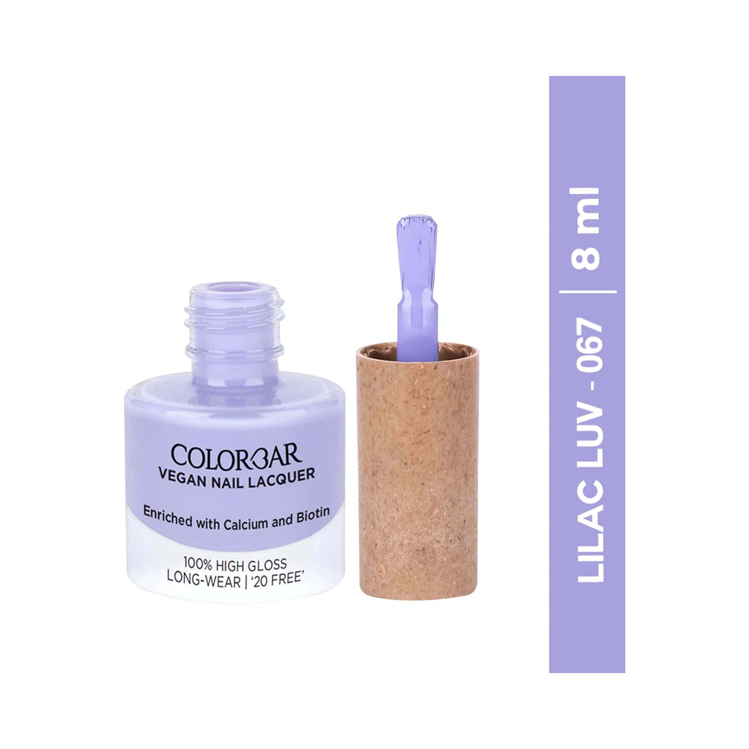 Colorbar Vegan Nail Lacquer - 67 Lilac Luv (8ml)