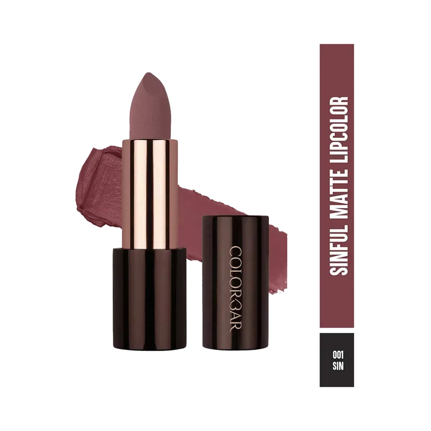 Colorbar | Colorbar Sinful Matte Lipstick Sin - 001 Pink (3.5g)