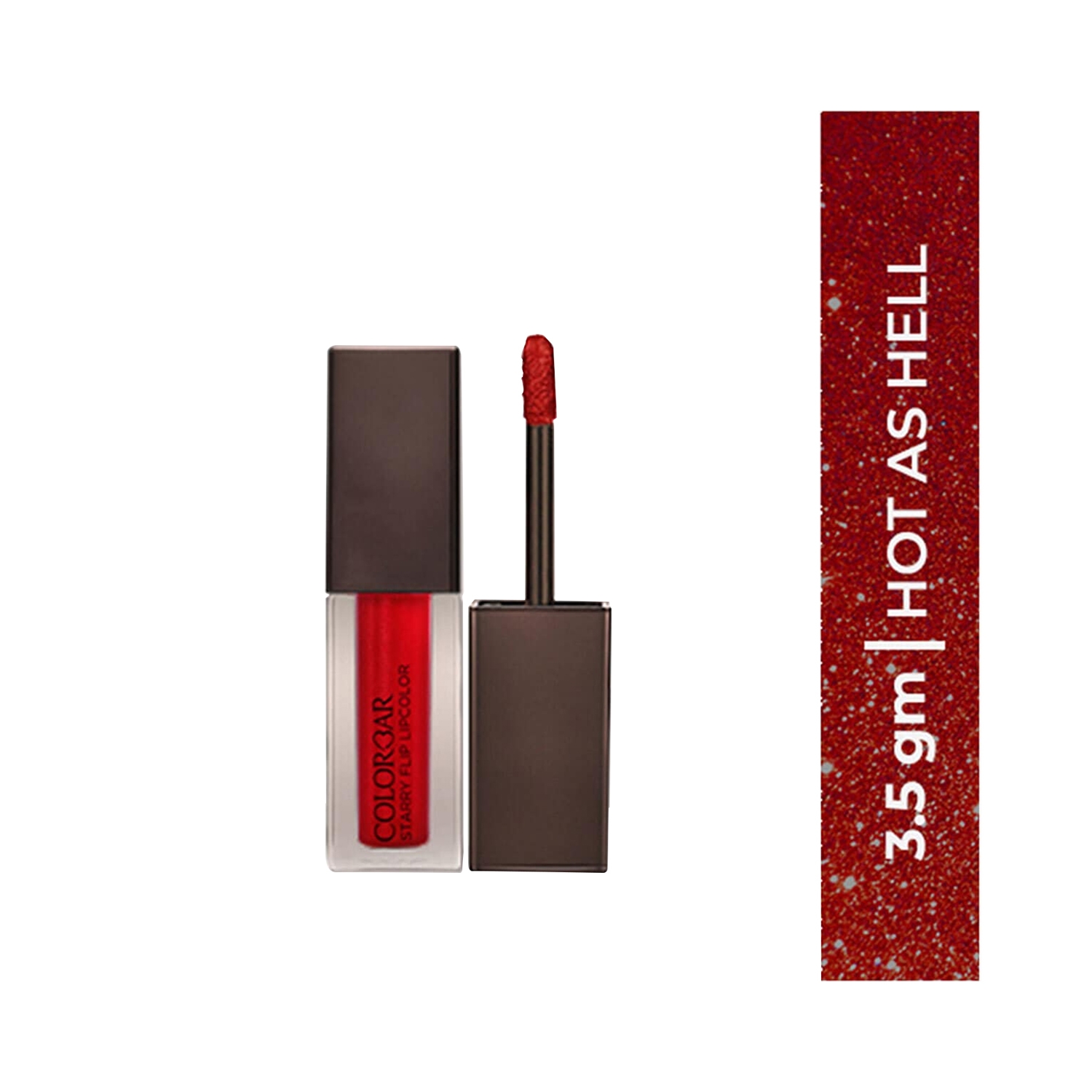 Colorbar | Colorbar Starry Flip Lipstick - 001 Hot As Hell (3.5gm)
