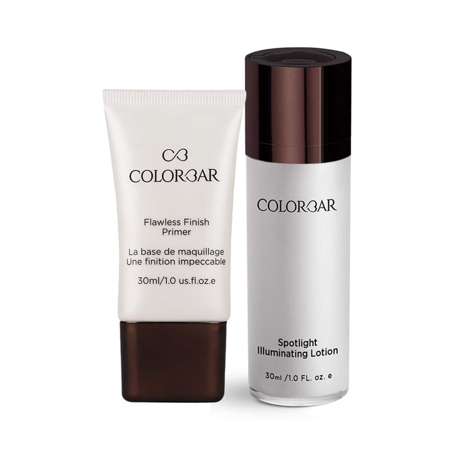 Colorbar | Colorbar Flawless Finish Primer + Spotlight Illuminating Lotion Combo