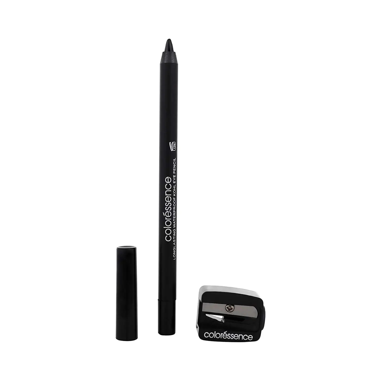 Coloressence | Coloressence HD Charcoal Kohl Pencil Eye Definer Kajal With Free Sharpener - Black (1.2g)