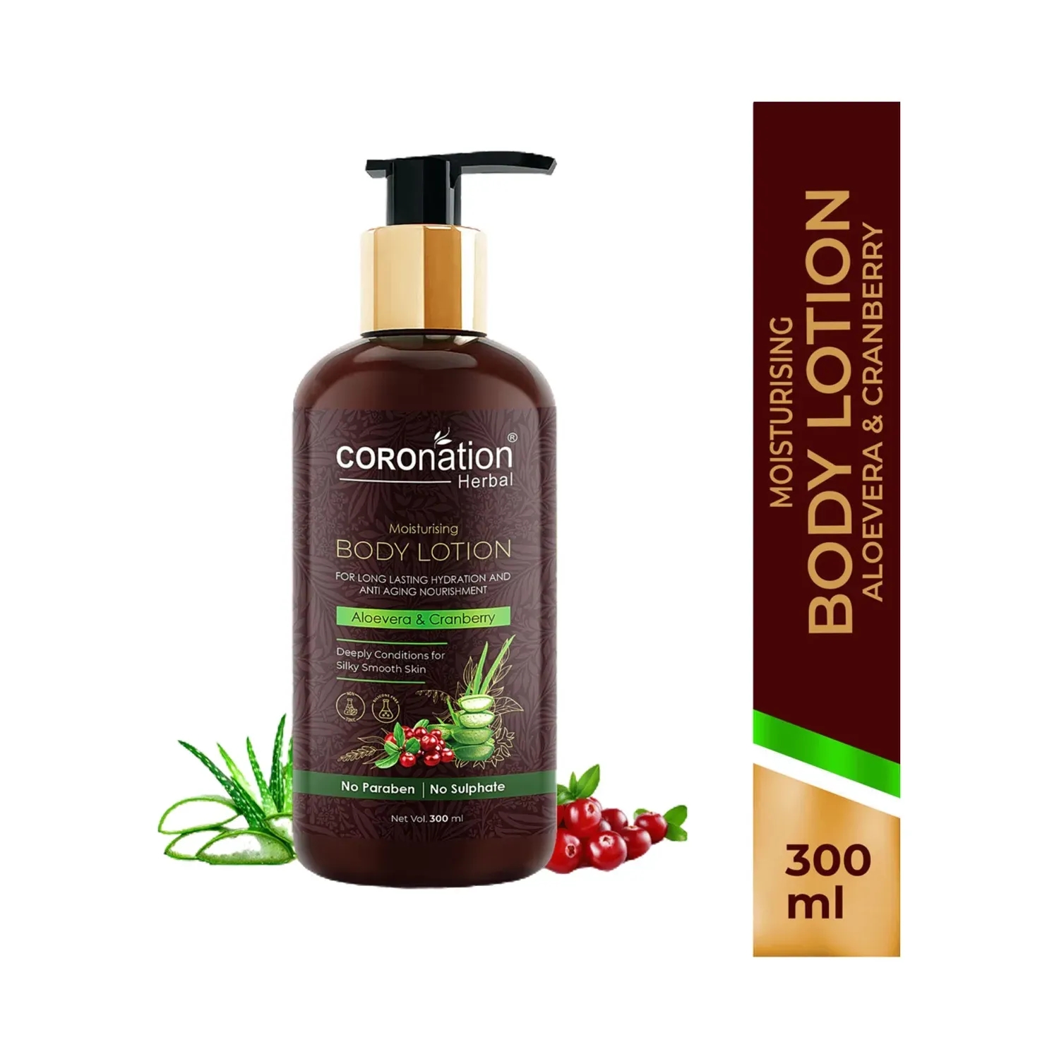 COROnation Herbal | COROnation Herbal Aloevera & Cranberry Body Lotion (300ml)