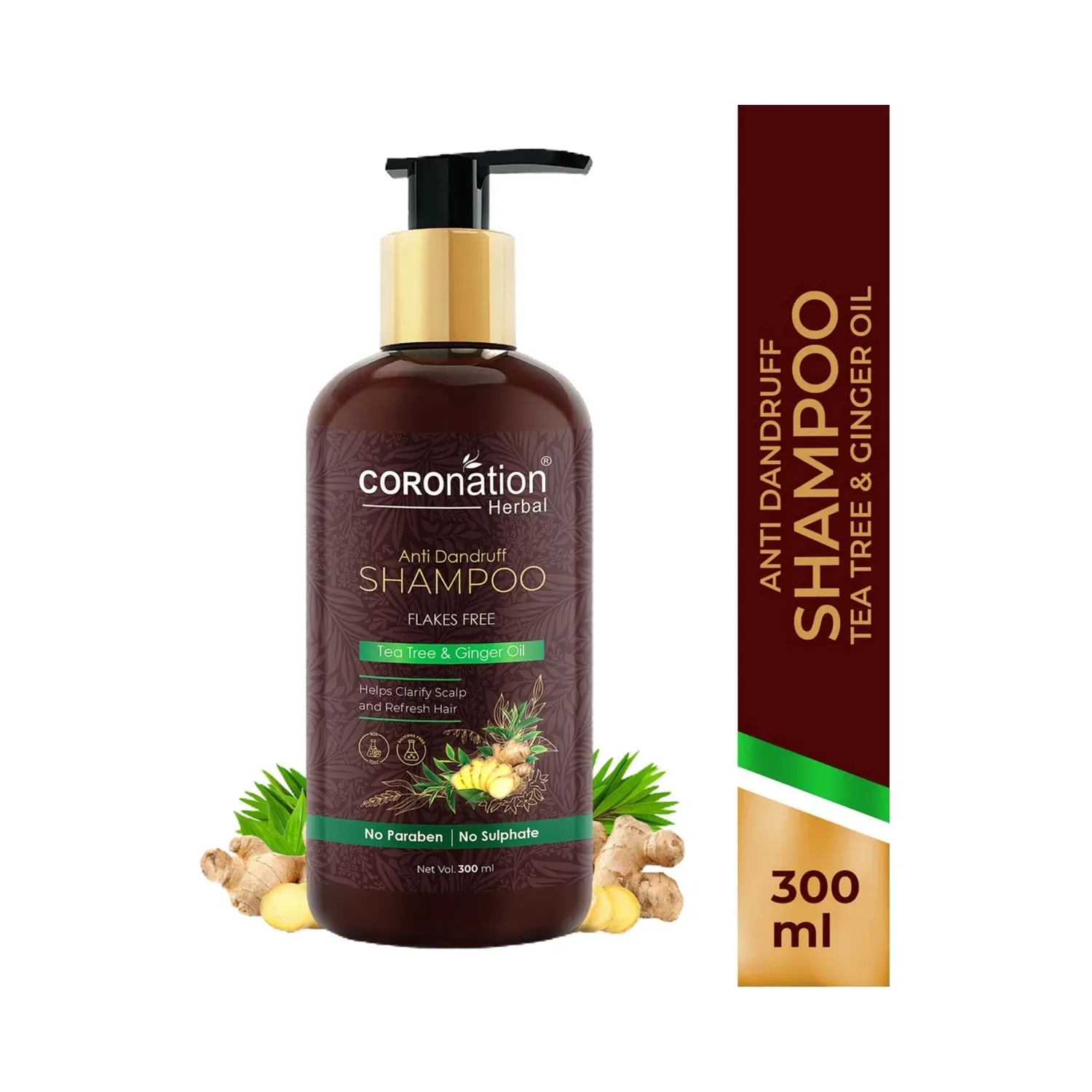 COROnation Herbal | COROnation Herbal Anti Dandruff Shampoo with Tea Tree Oil (300ml)