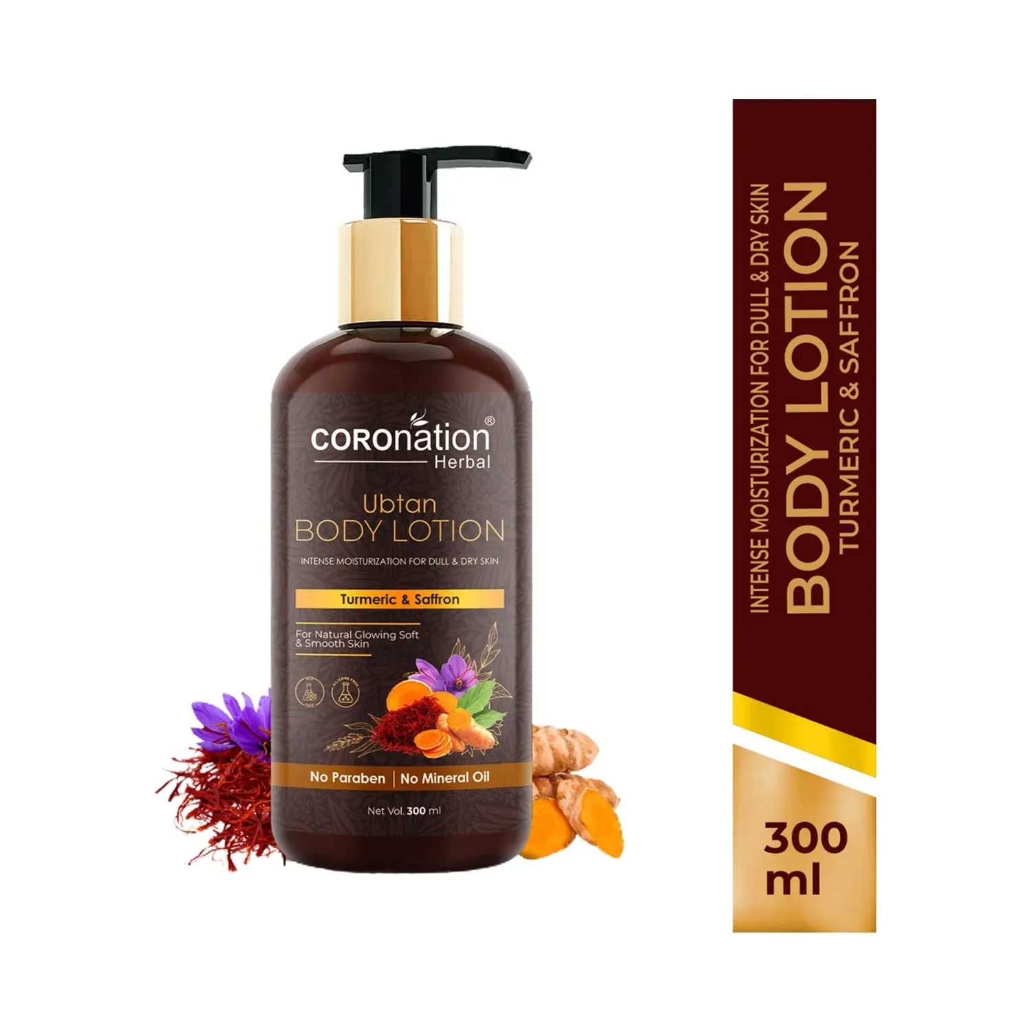 COROnation Herbal | COROnation Herbal Ubtan Body Lotion with Turmeric & Saffaron (300ml)