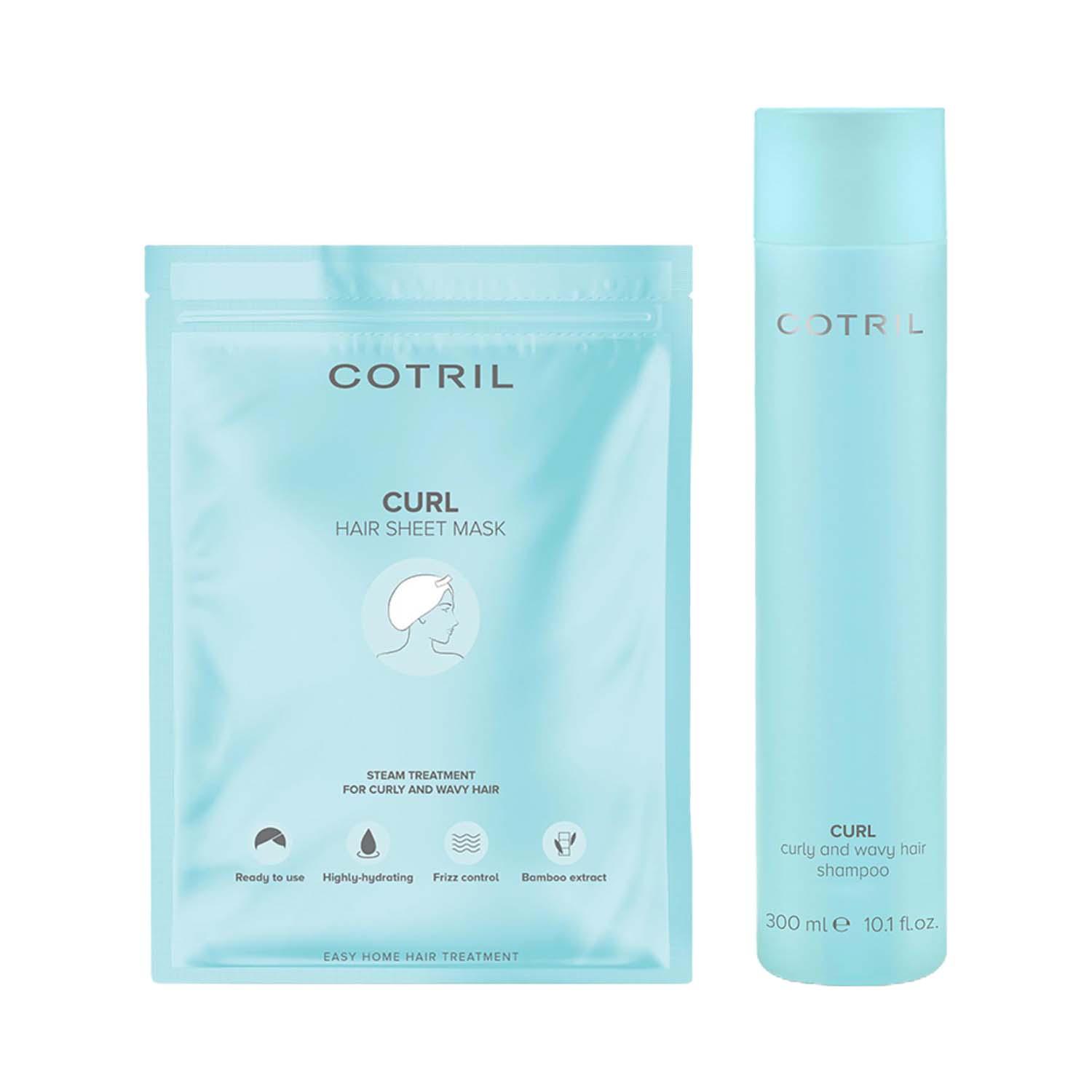 COTRIL | Cotril Curl Shampoo (300 ml) + Hair Mask (35 g) Combo