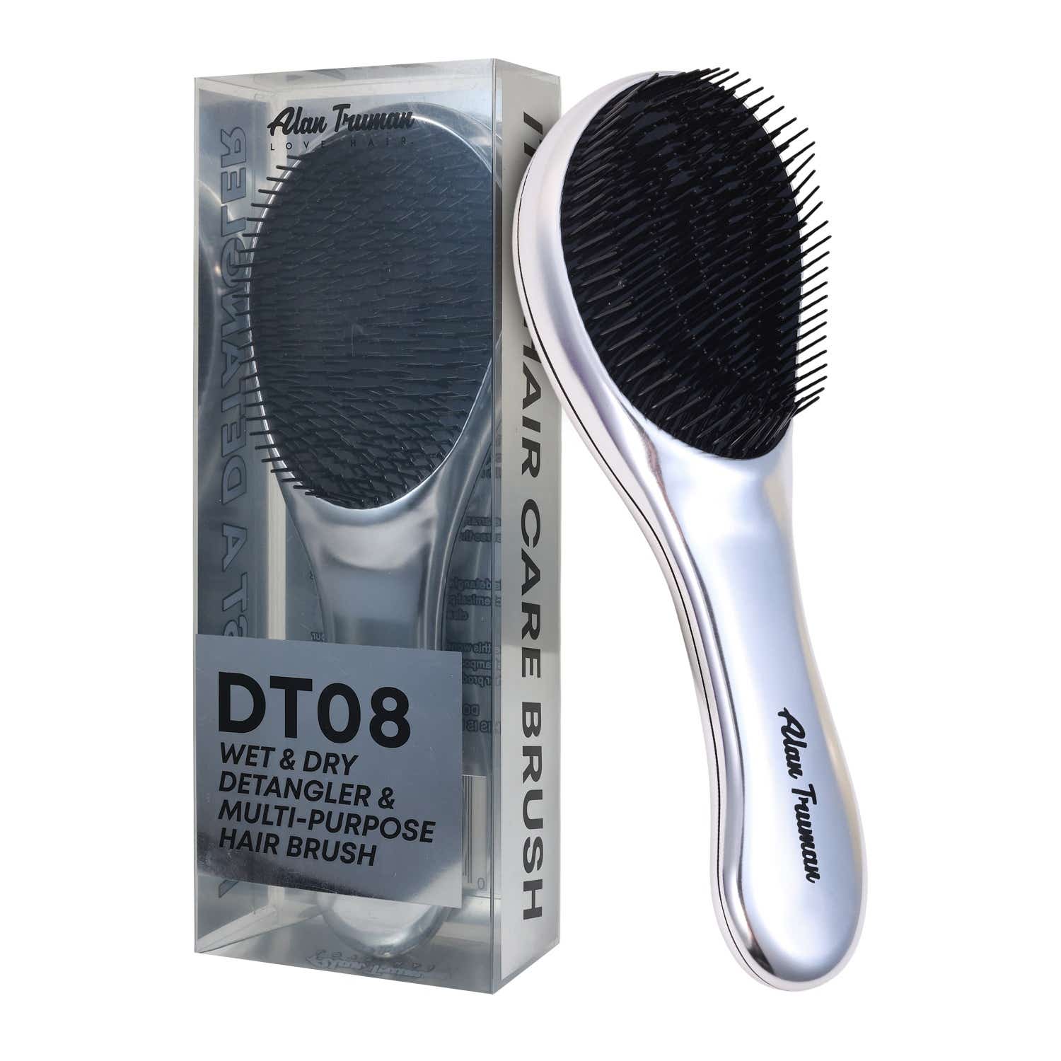 Alan Truman | Alan Truman DT08 Detangling Brush - Silver (1 Pc)