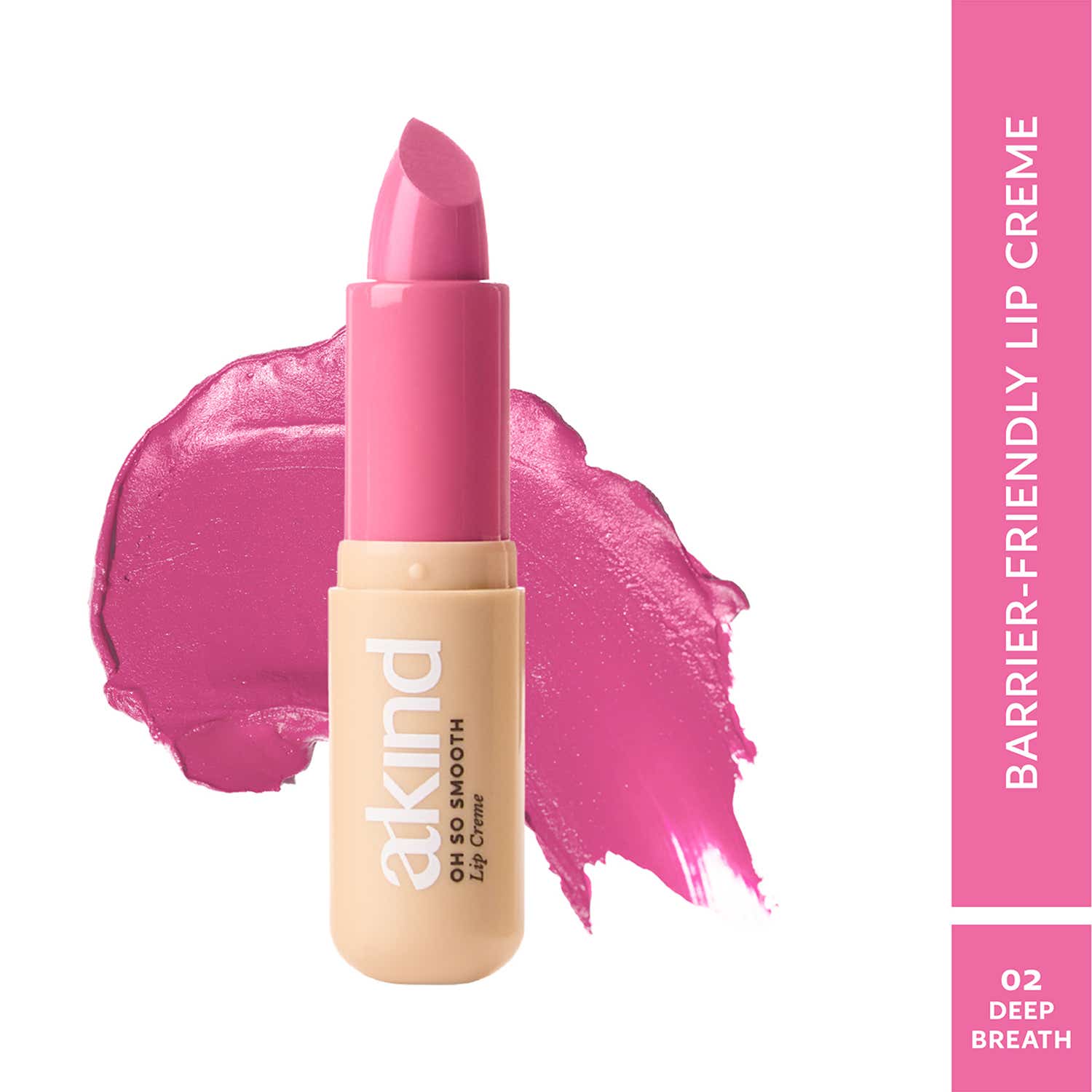 Akind | Akind Oh So Smooth Lip Creme 8-Hour Hydration & Lip Barrier-Friendly - Deep Breath (4.2 g)