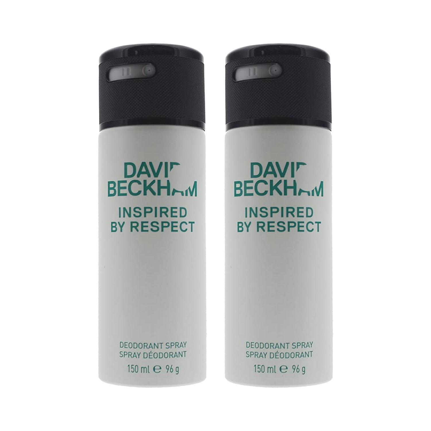 David Beckham | David Beckham Inspired By Respect Deodorant Spray (Pack of 2)