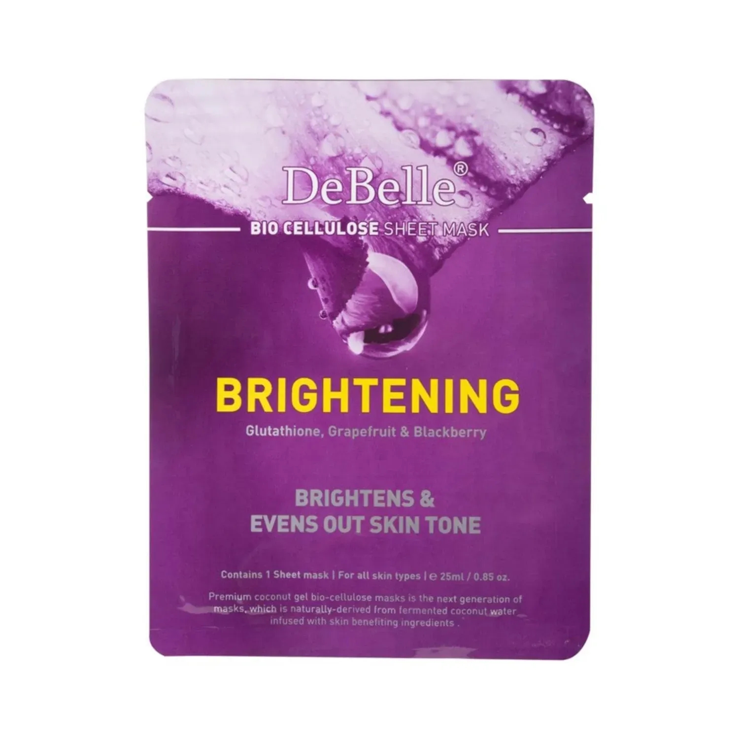 DeBelle | DeBelle Brightening Biocellulose Face Sheet Mask (25ml)