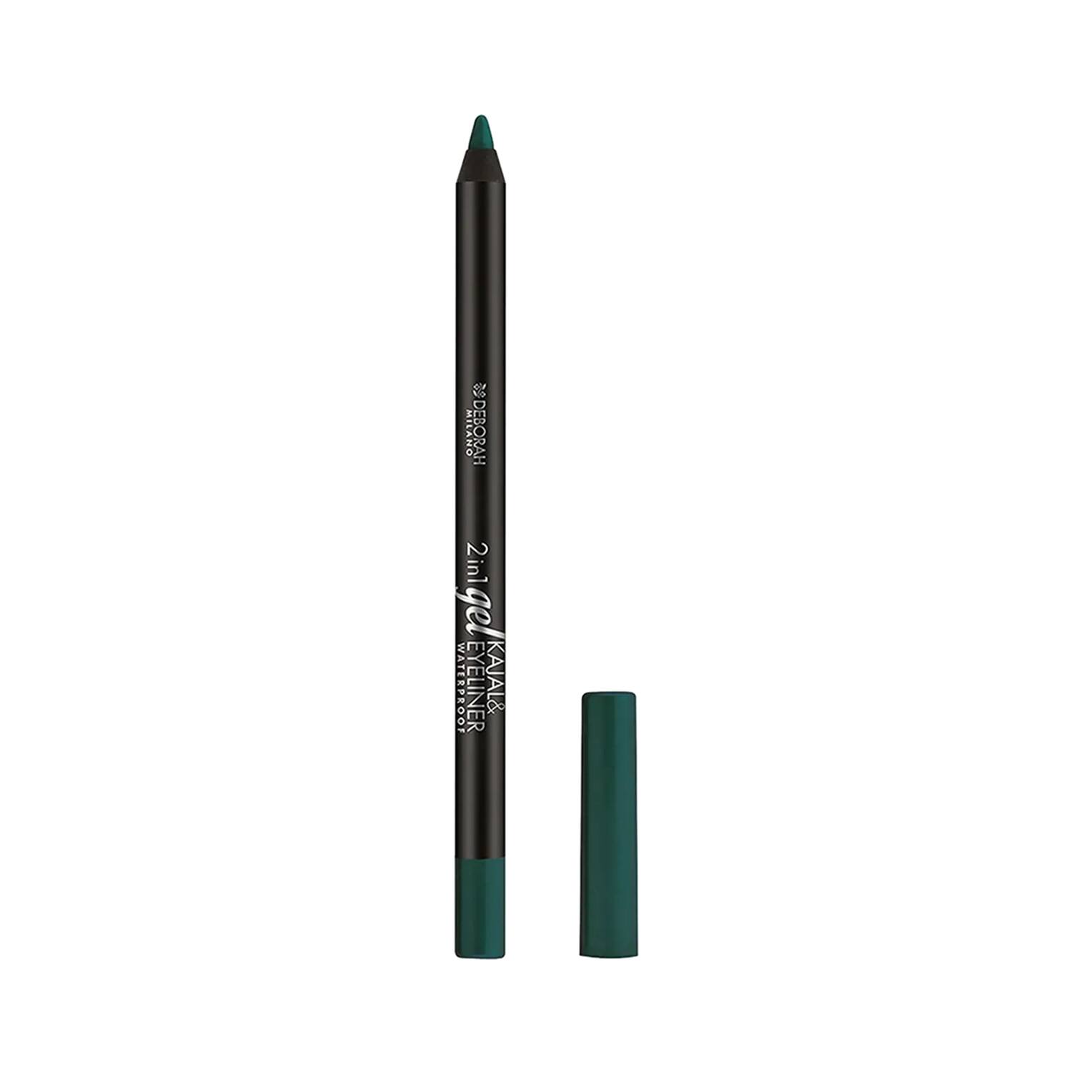 Deborah Milano | Deborah Milano 2-In-1 Gel Kajal & Eyeliner - 4 Green (1.4gm)