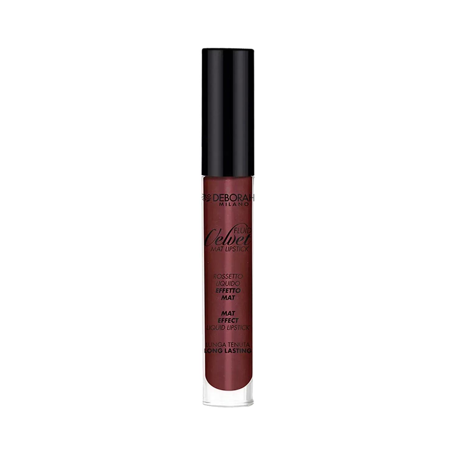 Deborah Milano | Deborah Milano Fluid Velvet Mat Lipstick Metal - 52 Plum