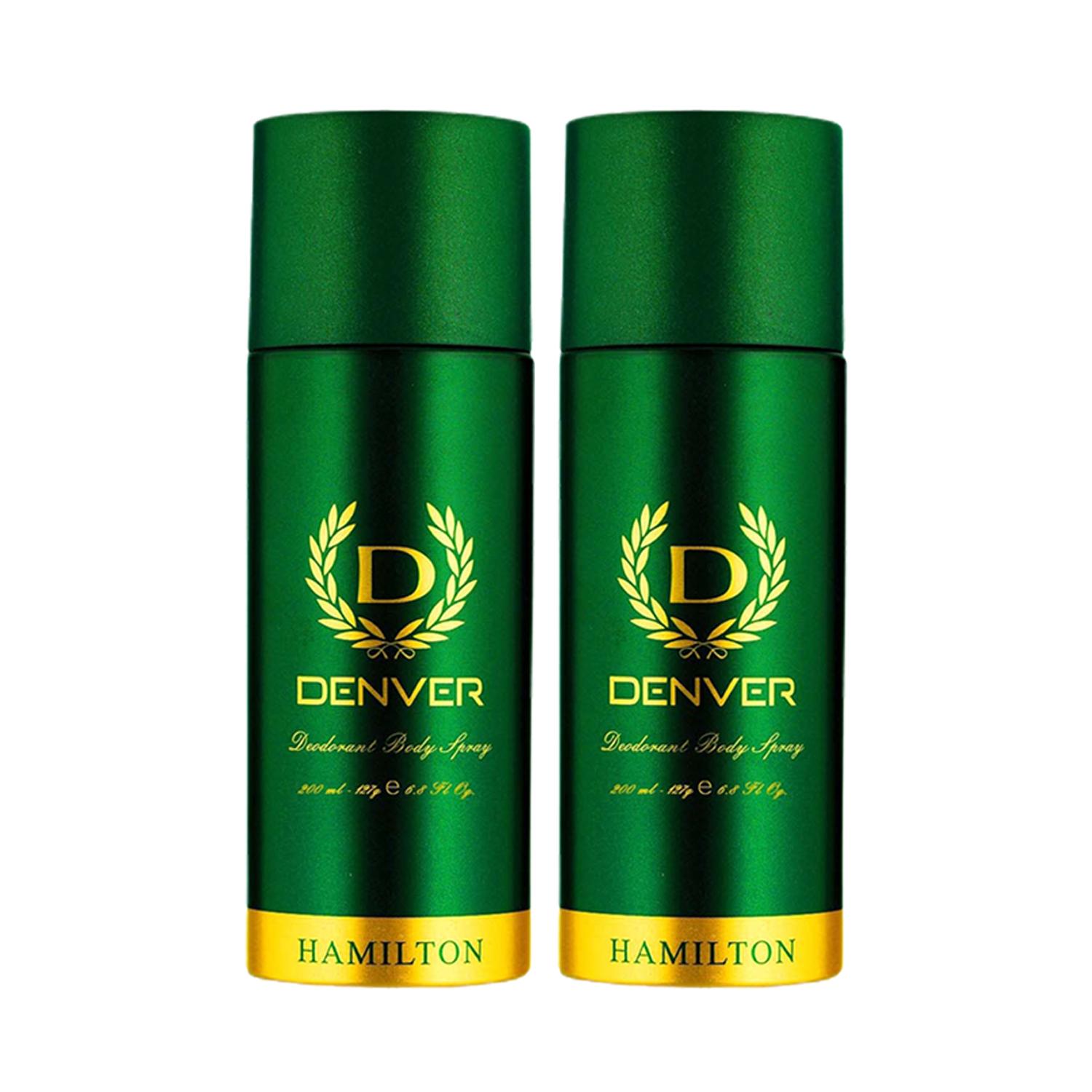 Denver | Denver Hamilton Body Deodorant Spray For Men (Pack of 2) Combo