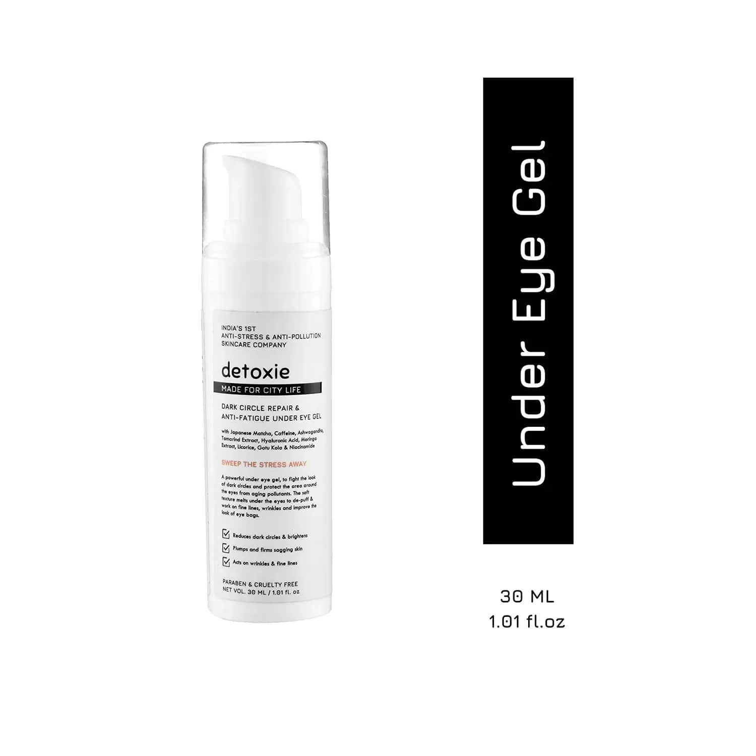 Detoxie | Detoxie Dark Circle Repair & Anti-Fatigue Under Eye Gel (30ml)