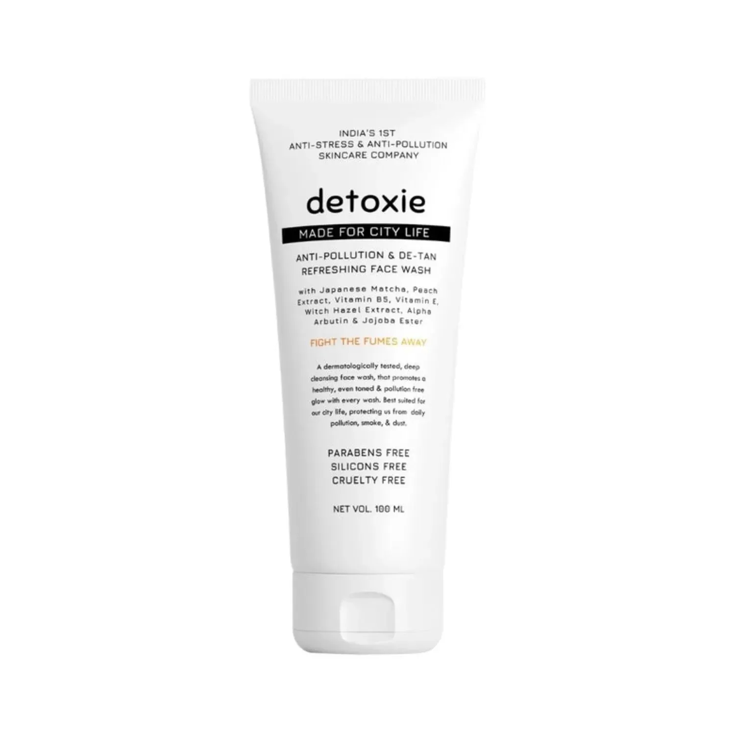 Detoxie Anti-Pollution & De-Tan Refreshing Face Wash (100ml)