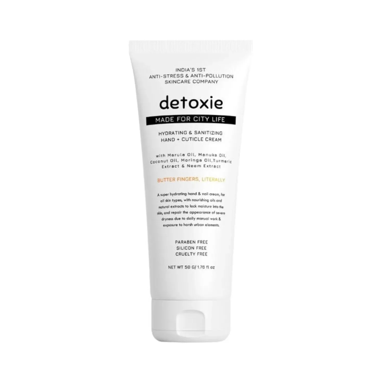 Detoxie | Detoxie Hydrating & Sanitizing Hand Cream (50g)