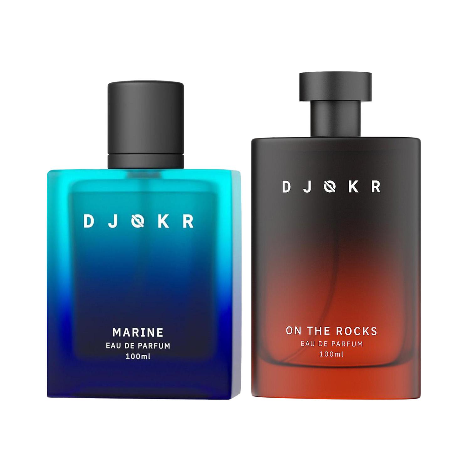 DJOKR | DJOKR Marine Perfume & On The Rocks Perfume & Premium Luxury Long Lasting Fragrance Spray Combo