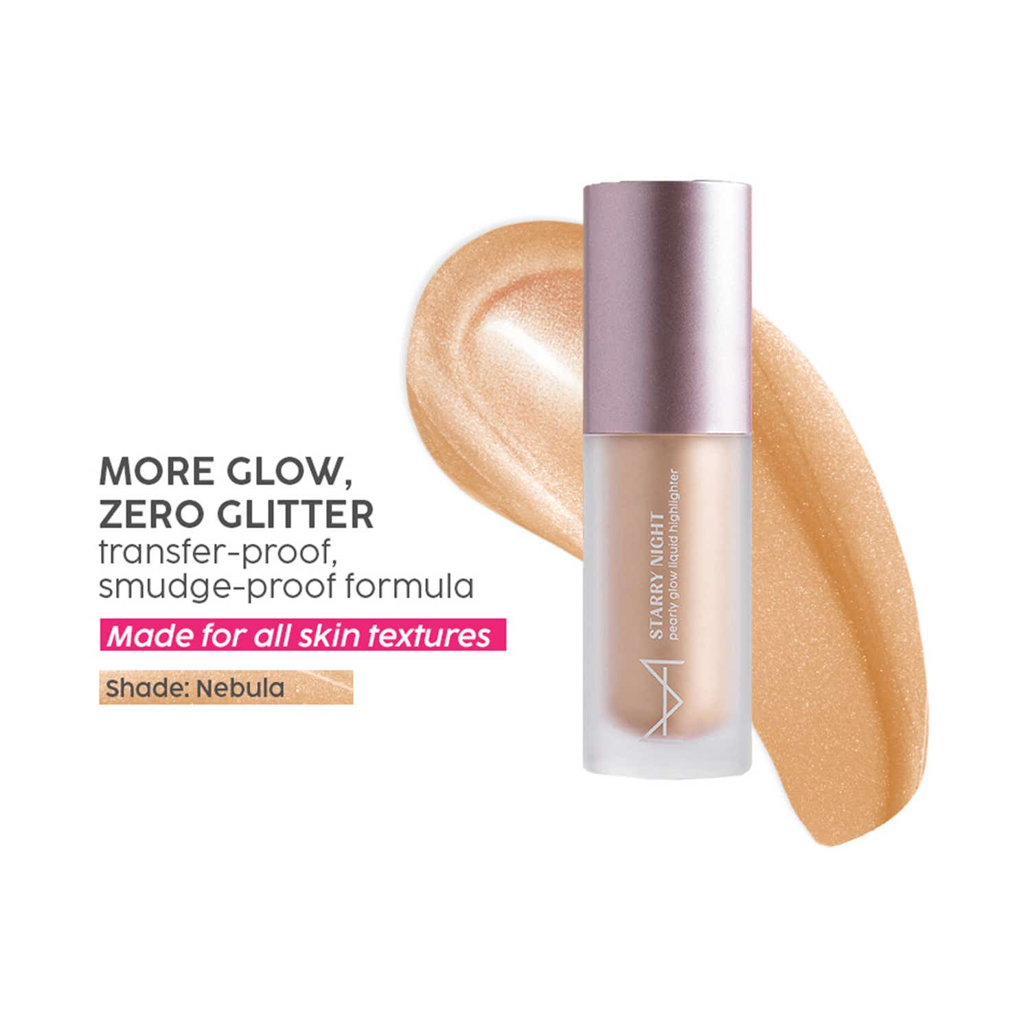 HOUSE OF MAKEUP | House Of Makeup Starry Night Pearly Glow Liquid Highlighter - Nebula (6 ml)
