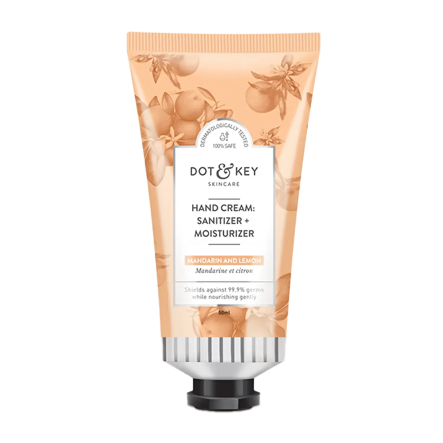 Dot & Key | Dot & Key Hand Cream - Mandarin & Lemon Hand Sanitizer Cream (50ml)