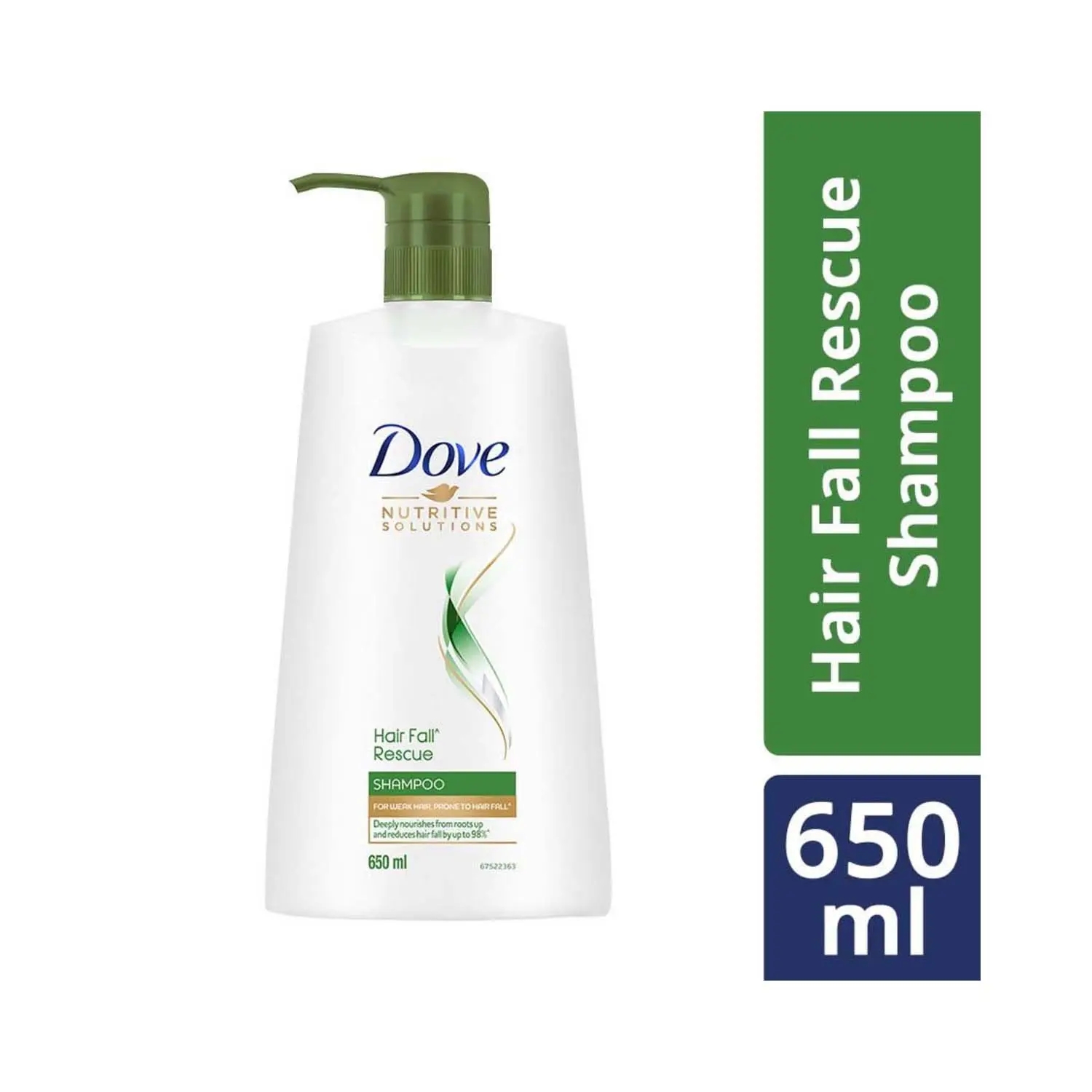 Buy Dove Shampoo Hair Fall Rescue 650ml Online  Lulu Hypermarket India