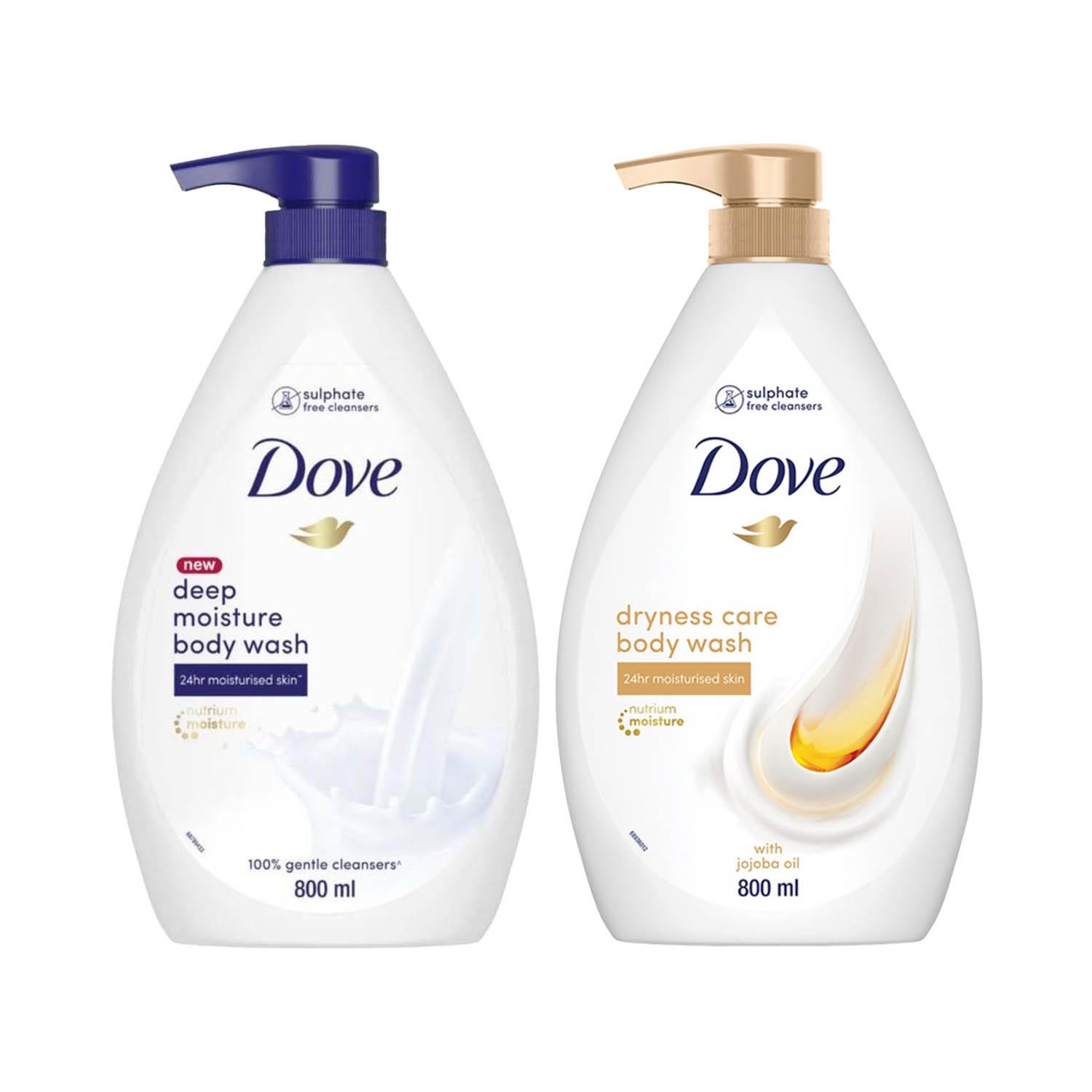 Dove | Dove Nourishing Body Wash Value Pack - Deep Moisture & Dryness Care Combo