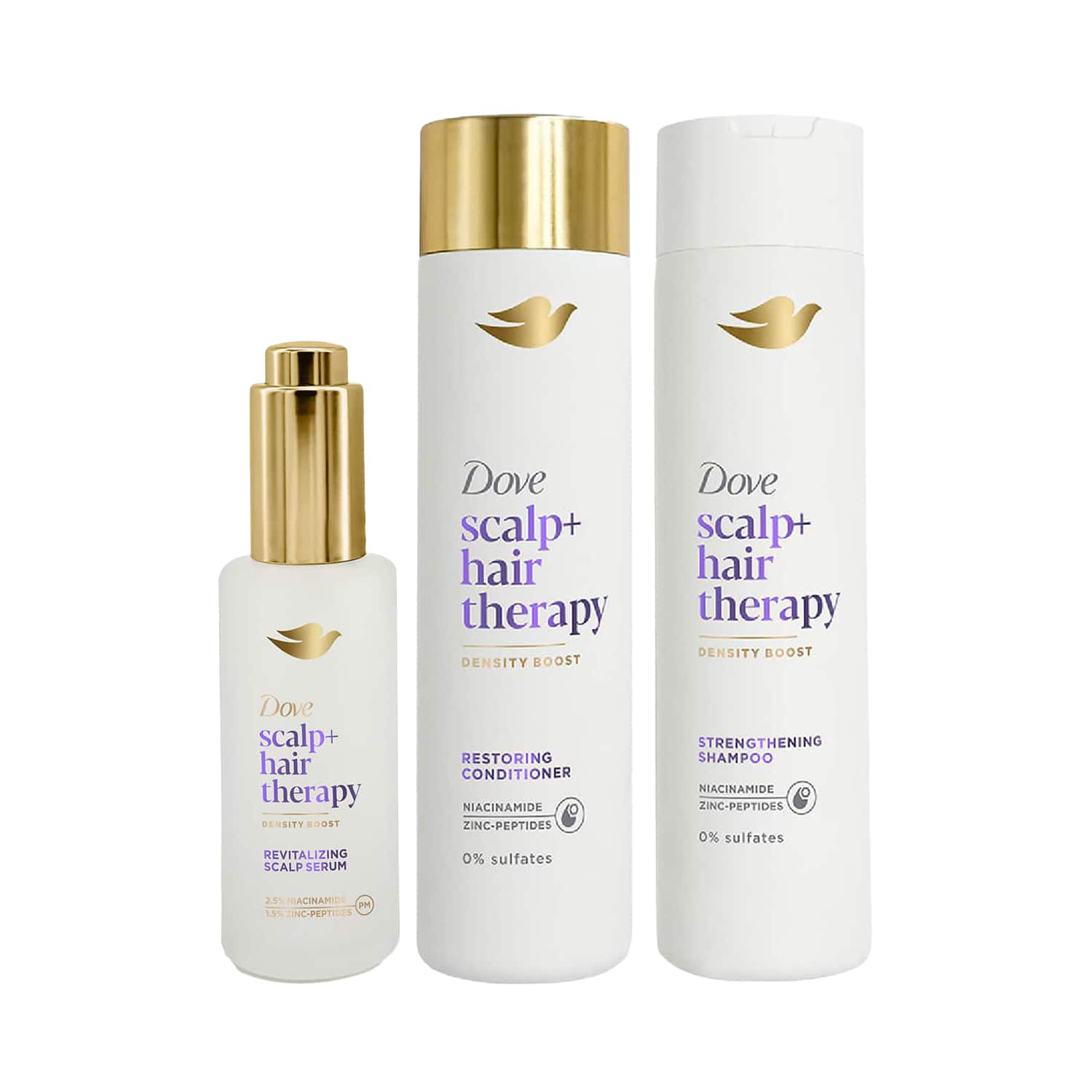 Dove | Dove Scalp+ Hair Therapy Shampoo, Conditioner and Serum Combo