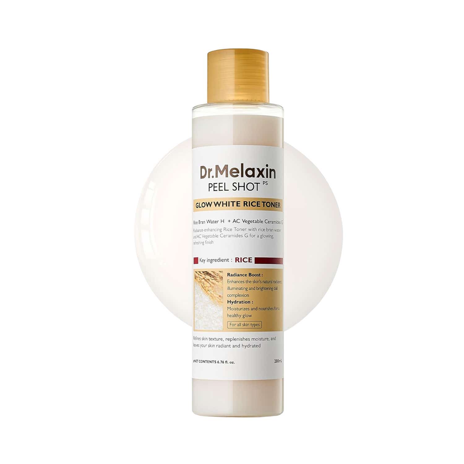 Dr.Melaxin | Dr.Melaxin Peel Shot Glow White Rice Toner (200 ml)