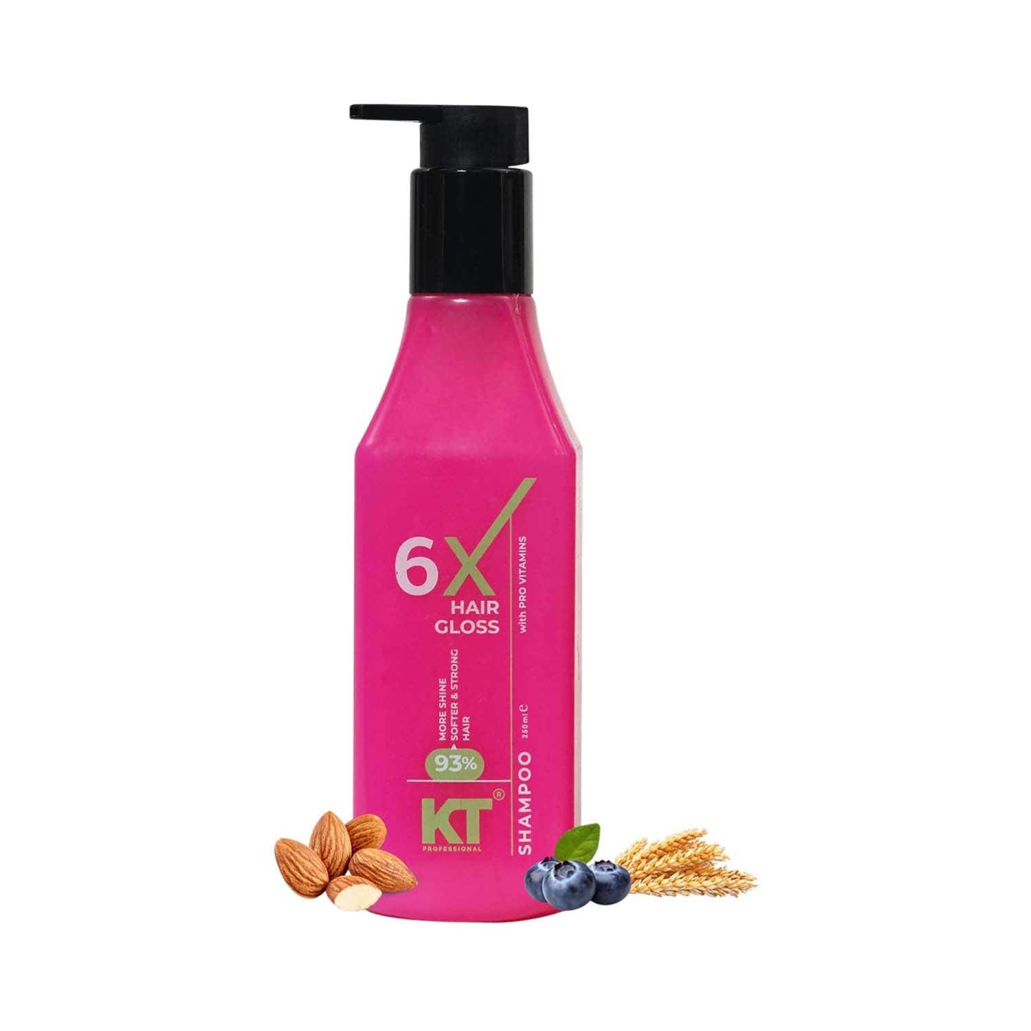KT Professional | KT Professional 6X Hair Gloss Shampoo Pro-Vitamin Enriched (250 ml)