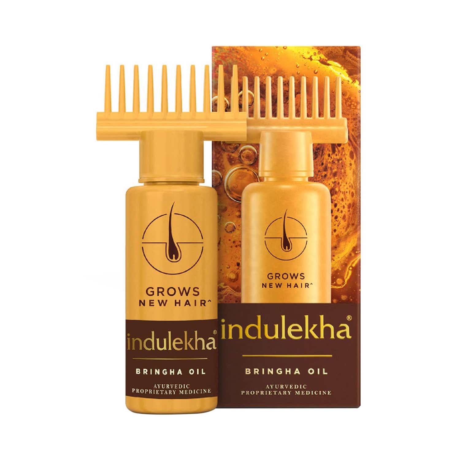 Indulekha | Indulekha Bringha Hair Oil with 11 Herbs Ayurvedic Hair Oil for Hair Growth (100 ml)