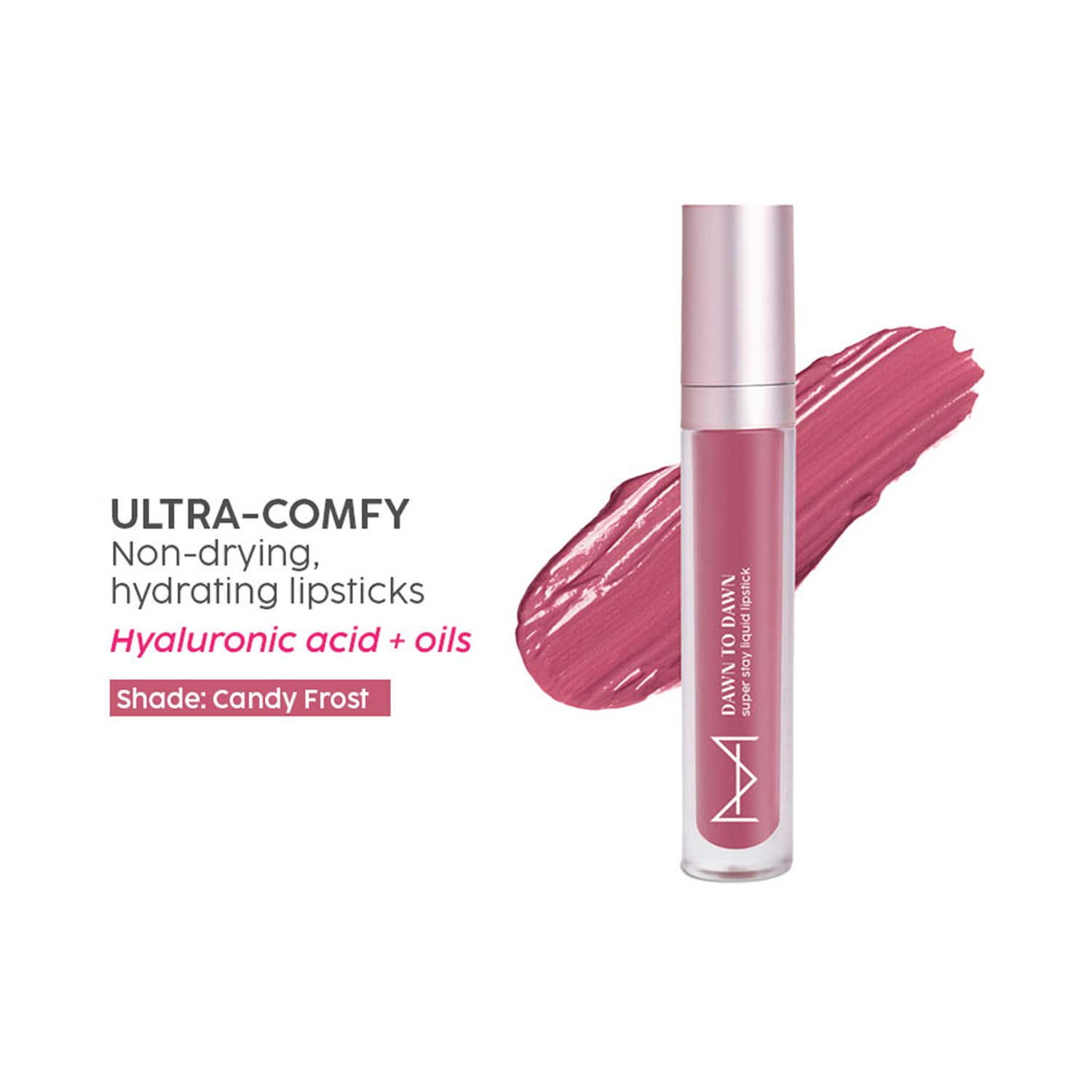 HOUSE OF MAKEUP | HOUSE OF MAKEUP Dawn To Dawn Super Stay Liquid Matte Lipstick - Candy Frost (4.2 ml)