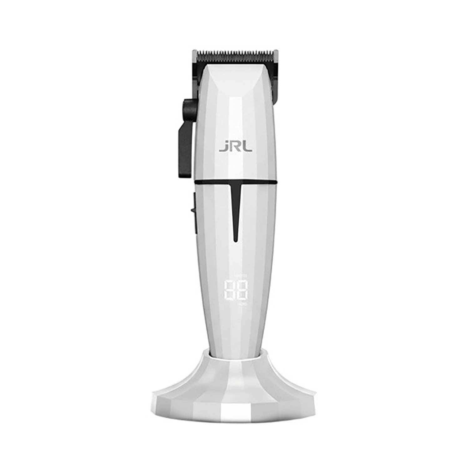 JRL Professional | JRL Professional Cordless Hair Clipper with Reset IQ & Smart-Clip Technology - Ghost White