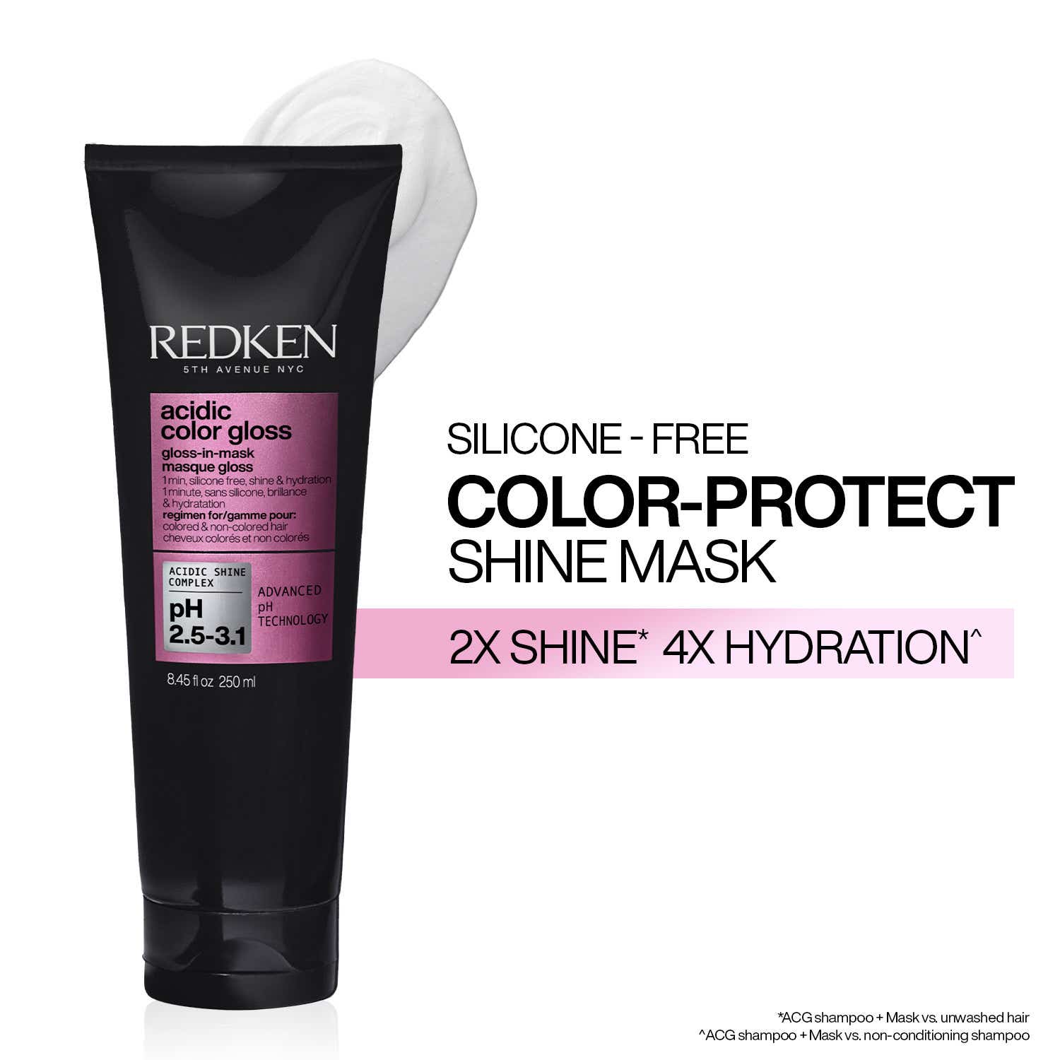 REDKEN | REDKEN Acidic Colour Gloss 1-Min Gloss-In-Mask For High Shine Hydration & Color Vibrancy (250 ml)
