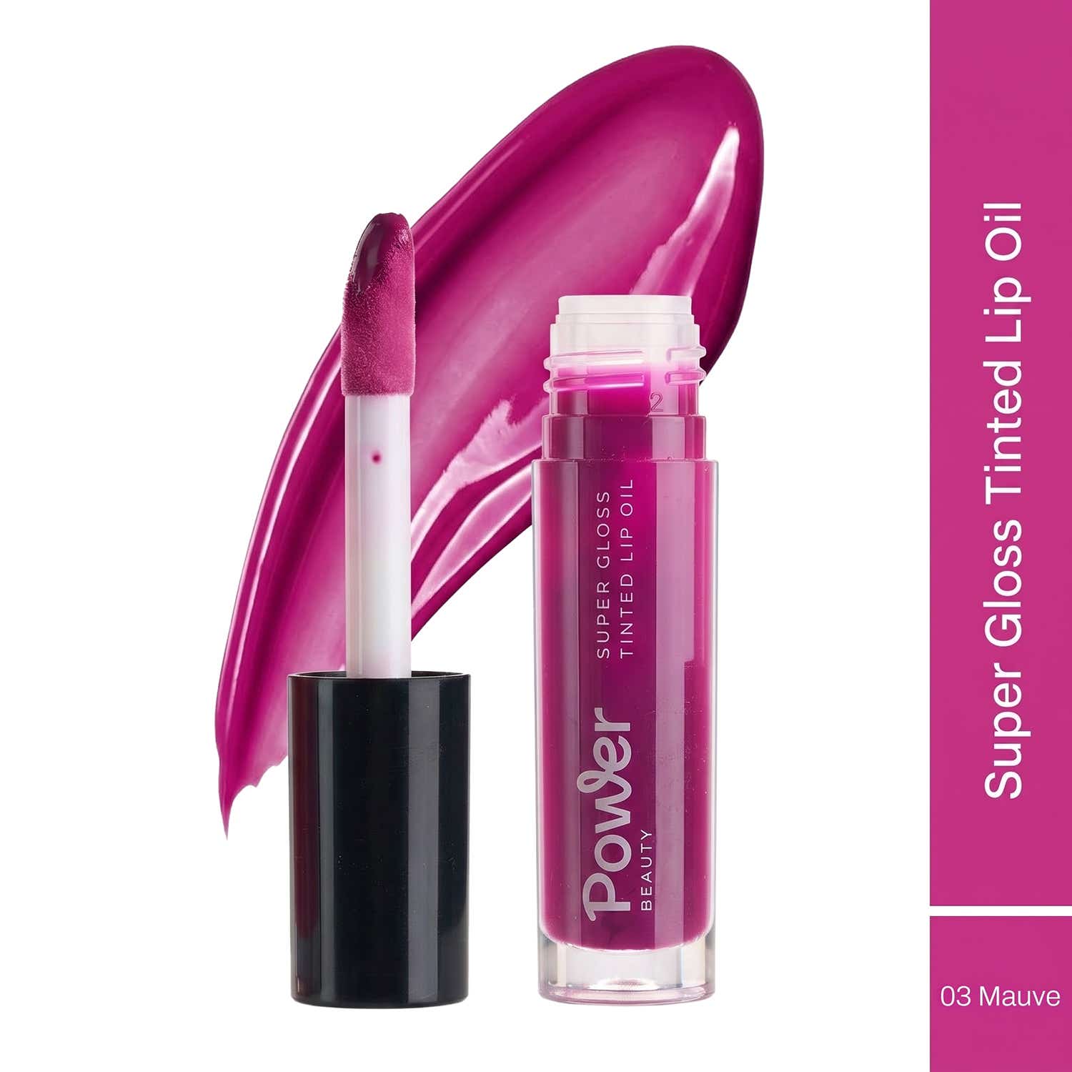 Power Beauty | Power Beauty Super Gloss tinted Lip Oil - Mauve 03 (4 ml)
