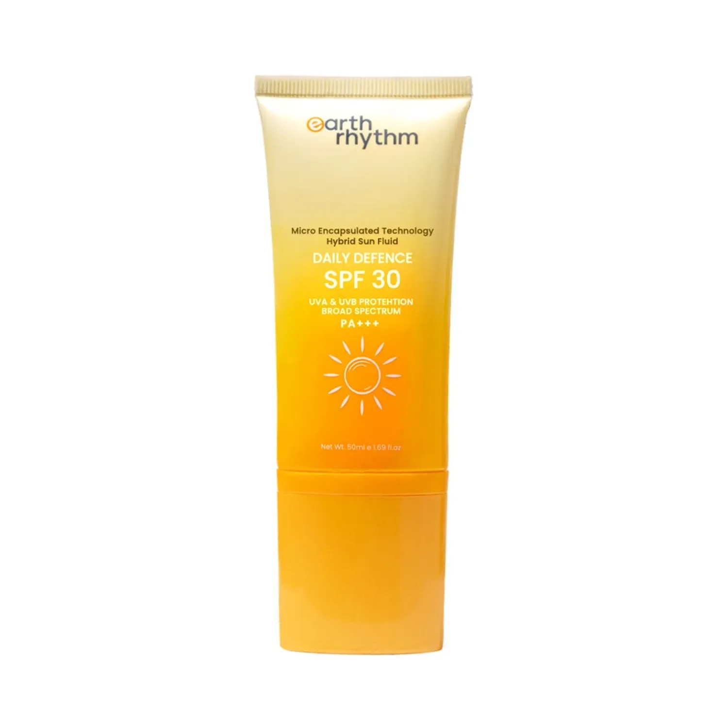 Earth Rhythm | Earth Rhythm Daily Defence Hybrid Sun Fluid Sunscreen SPF 30 (50ml)