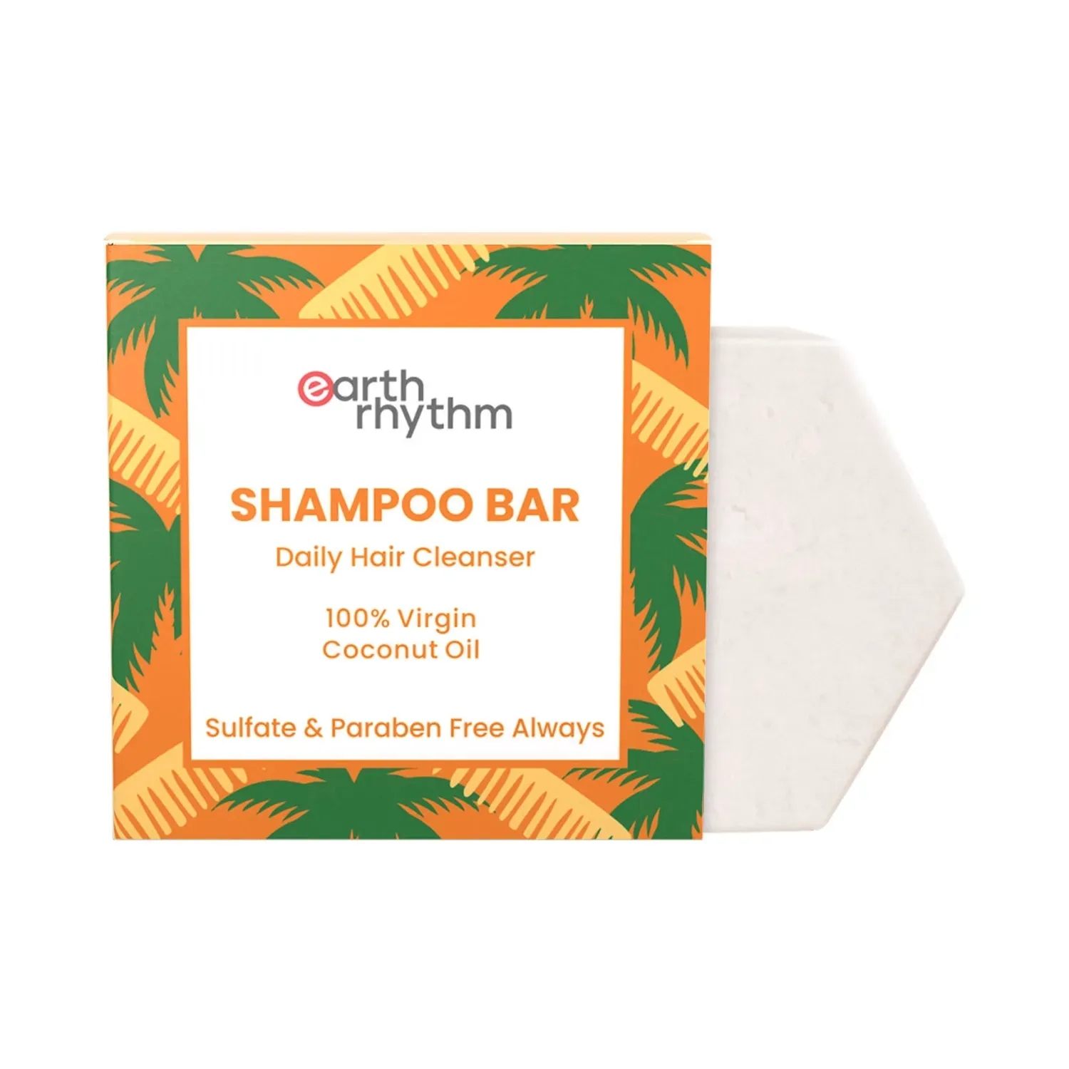 Earth Rhythm 100% Virgin Coconut Oil Shampoo Bar (80g)