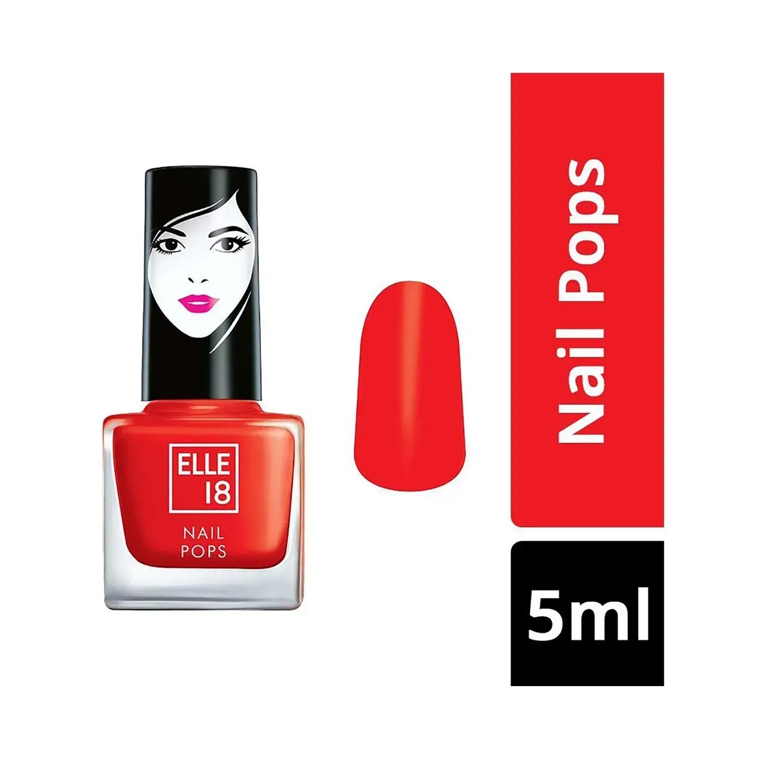 Buy Elle18 Glossy Finish Nail Pops 185 (5 Ml) Online at Low Prices in India  - Amazon.in