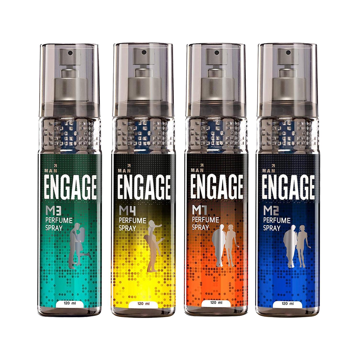 Engage | Engage Man Perfume Spray M1 M2 M3 M4 (120ml) Combo