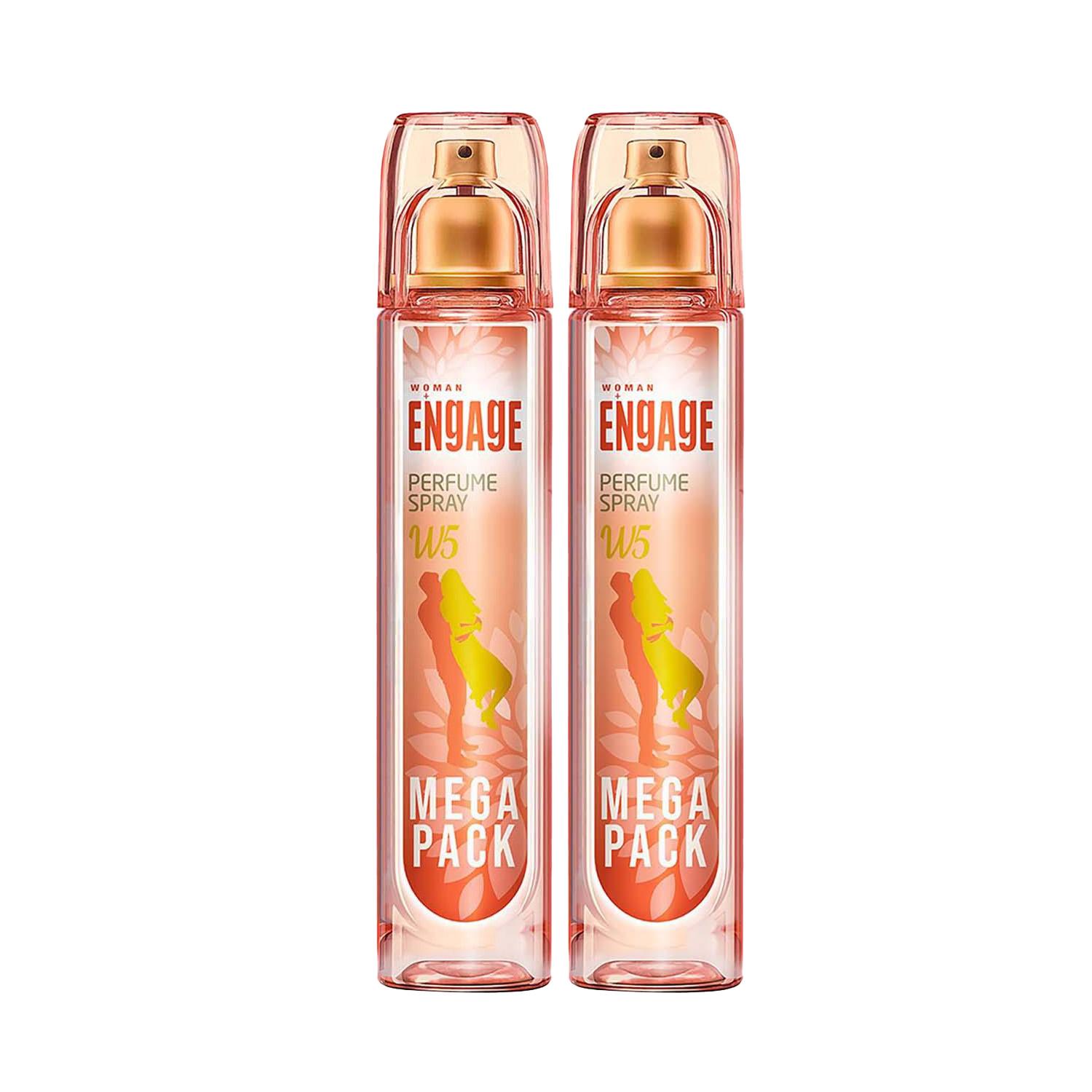Engage | Engage Perfume Spray W5 For Women (160 ml) (Pack of 2) Combo