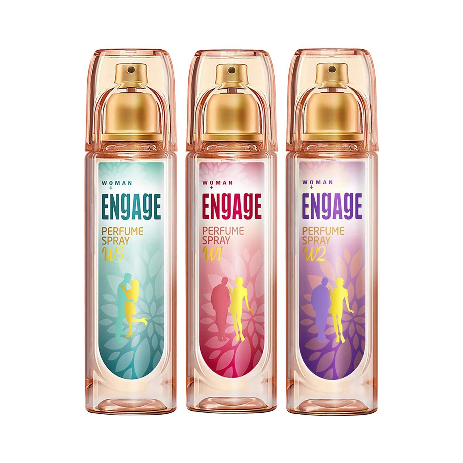 Engage | Engage W3, W2 & W3 Perfume Spray For Women Combo