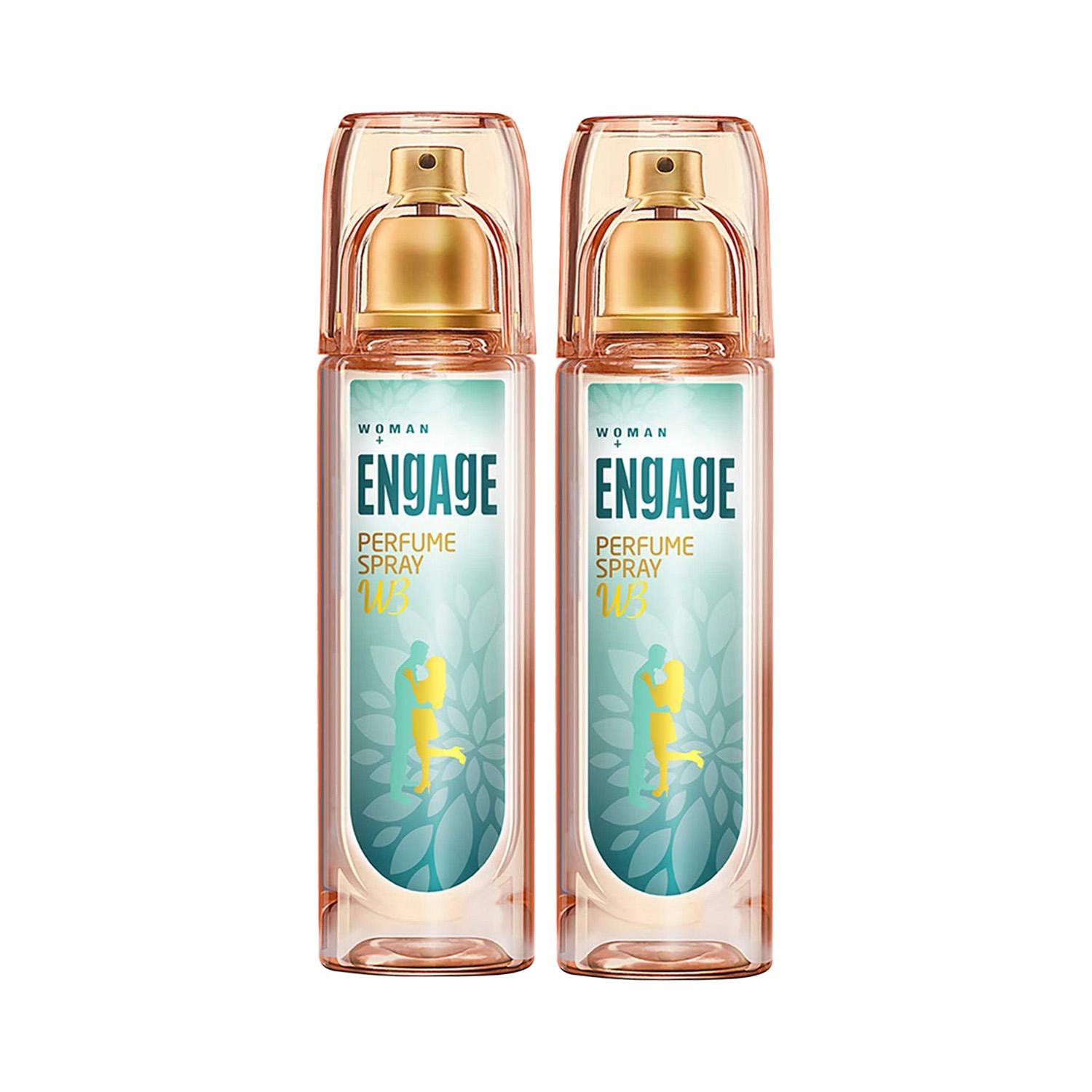 Engage | Engage W3 Perfume Spray For Women (120 ml) (Pack of 2) Combo