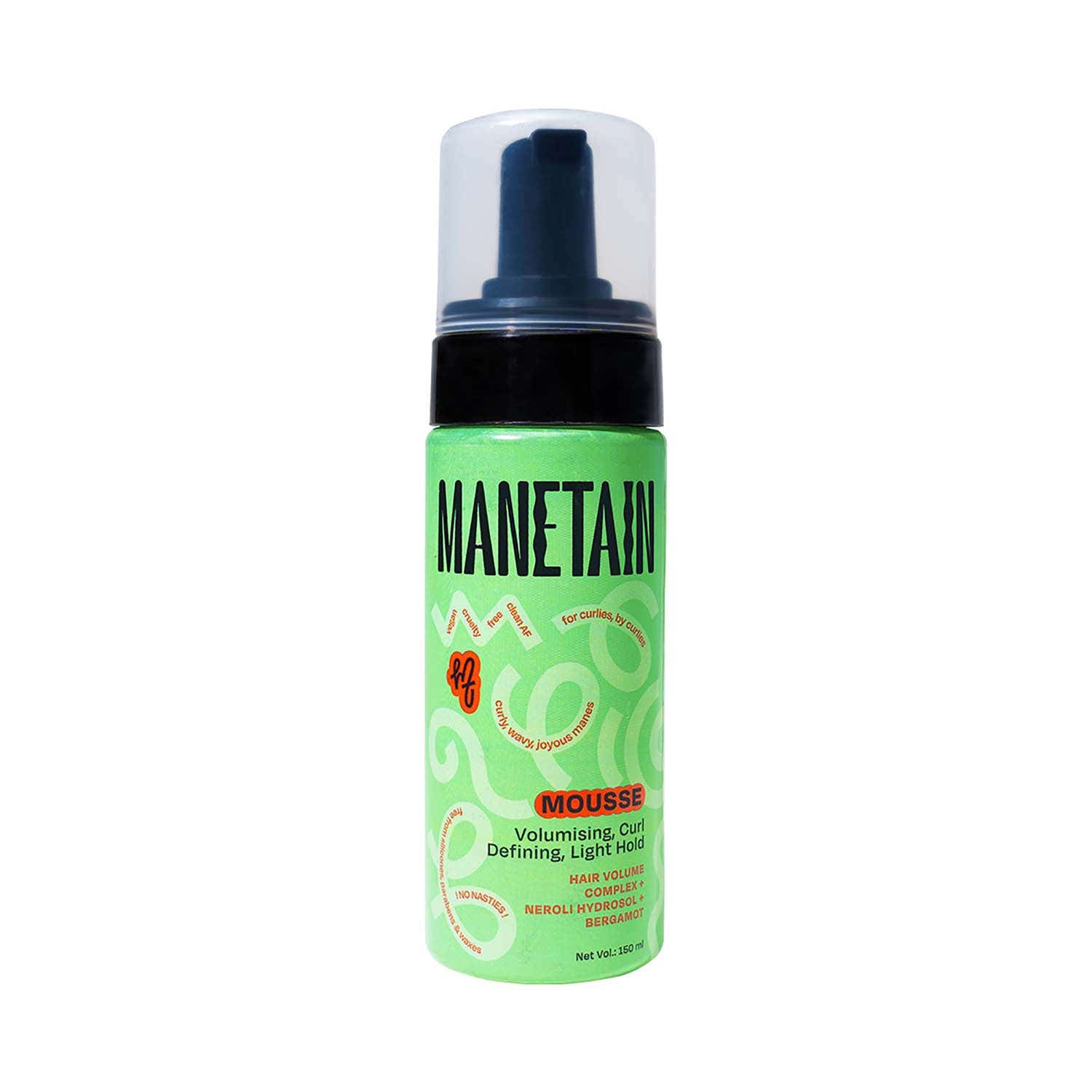 Manetain | Manetain Volumizing Curl Defining Light Hold Mousse Hair Mask (150 ml)
