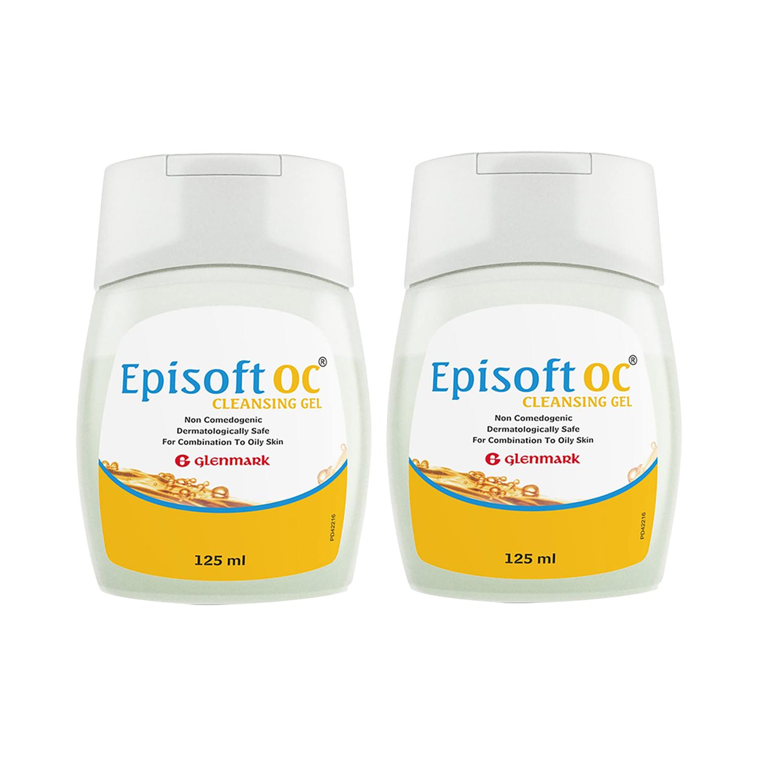 Episoft | Episoft OC Cleansing Gel For Acne-Prone and Oily Skin Pack of 2 (125 ml) Combo